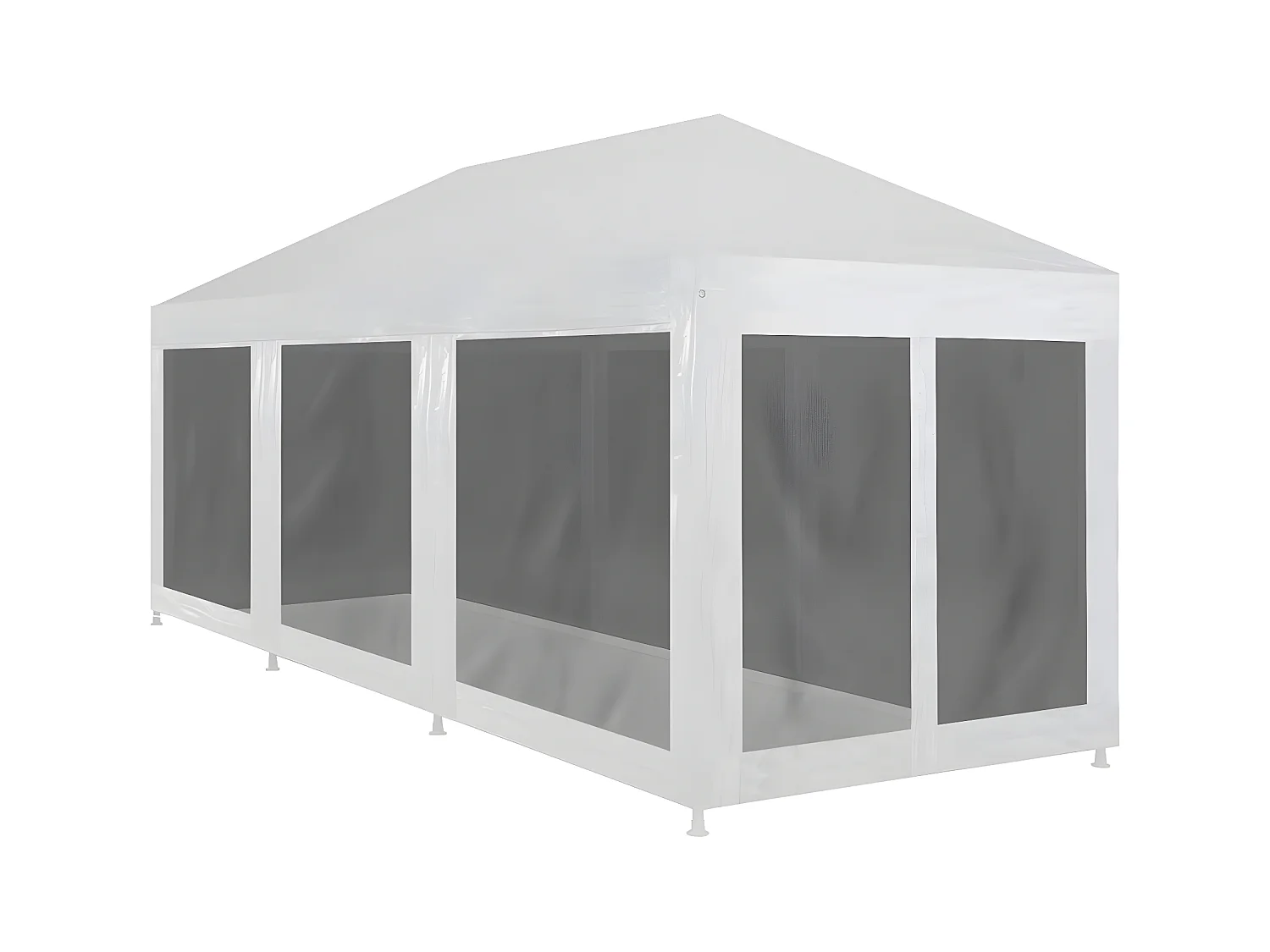 Tente de réception avec 8 parois en maille 9 x 3 m WVGQ2169