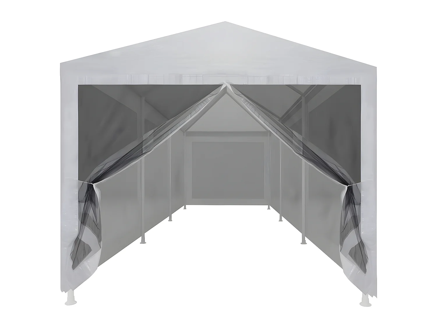 Tente de réception avec 8 parois en maille 9 x 3 m WVGQ2169