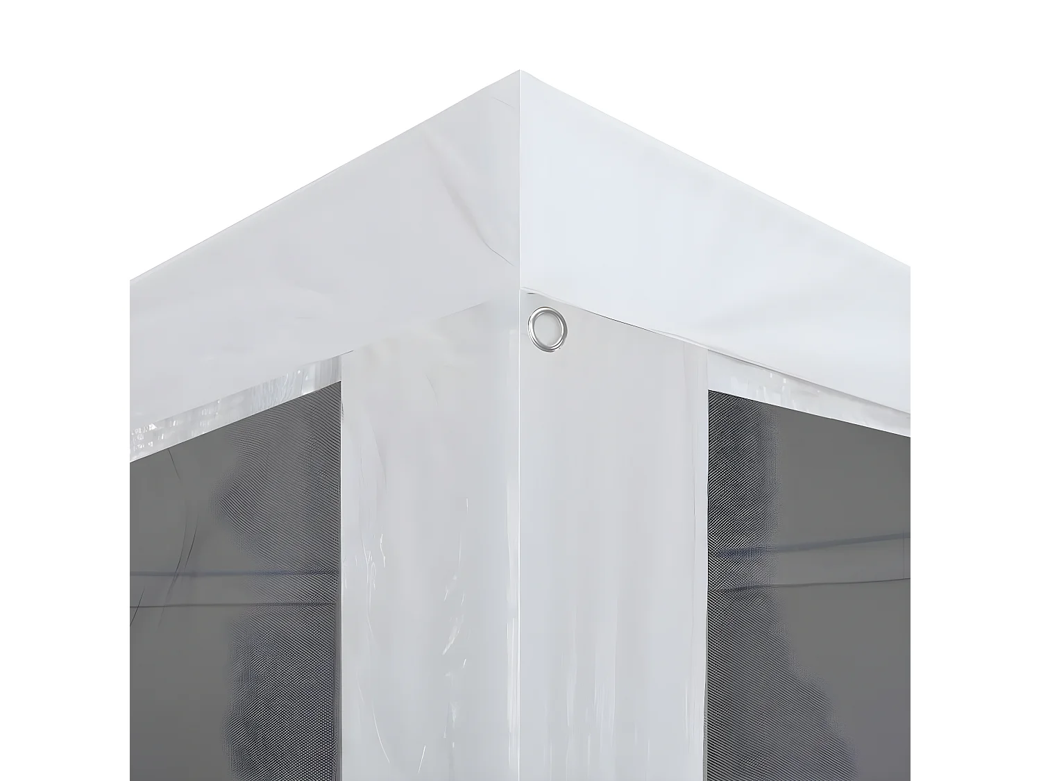 Tente de réception avec 8 parois en maille 9 x 3 m WVGQ2169