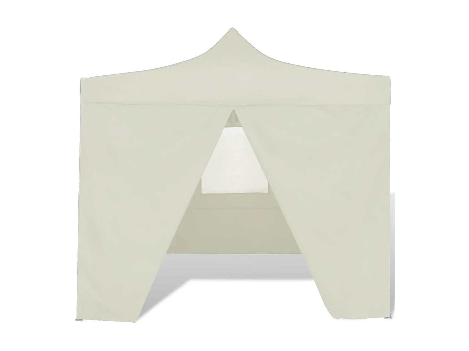 Tente pliable avec 4 parois Crème 3 x 3 m  WVGQ9450