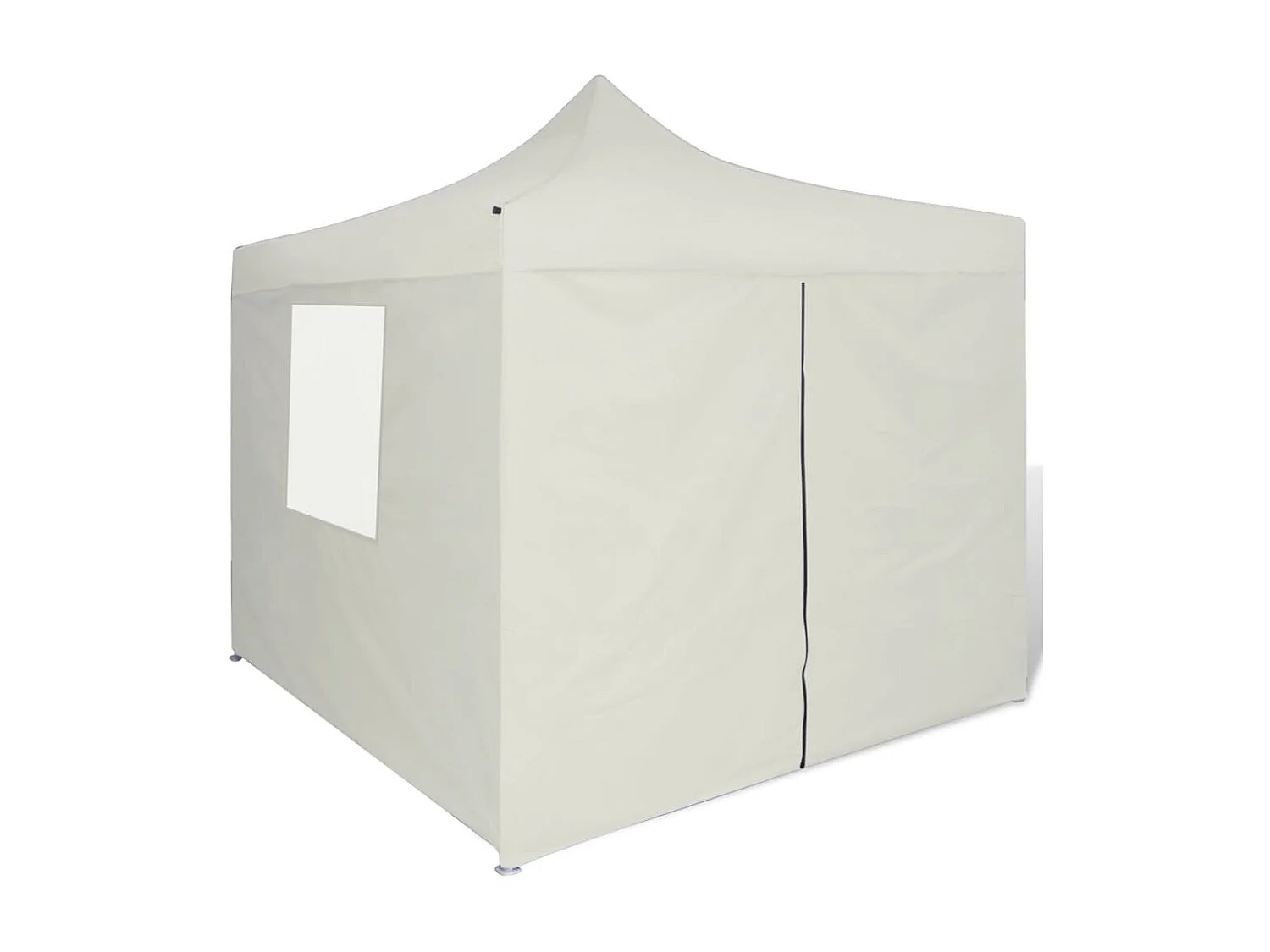 Tente pliable avec 4 parois Crème 3 x 3 m  WVGQ9450