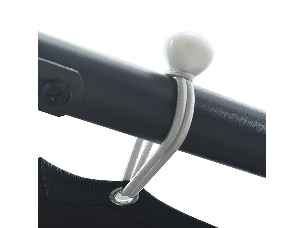 Gazebo - Tenda de recepção tenda com toldo 3x3 m aço antracite PT162618