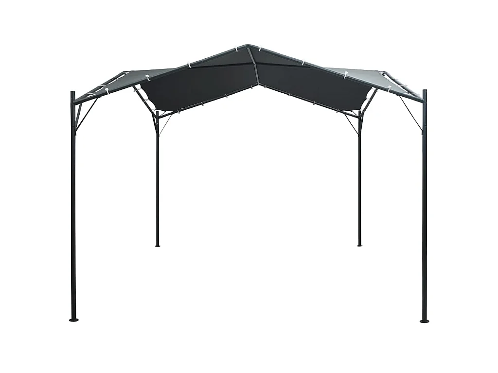 Tonnelle 3x3 m Acier Anthracite WVGQ6222