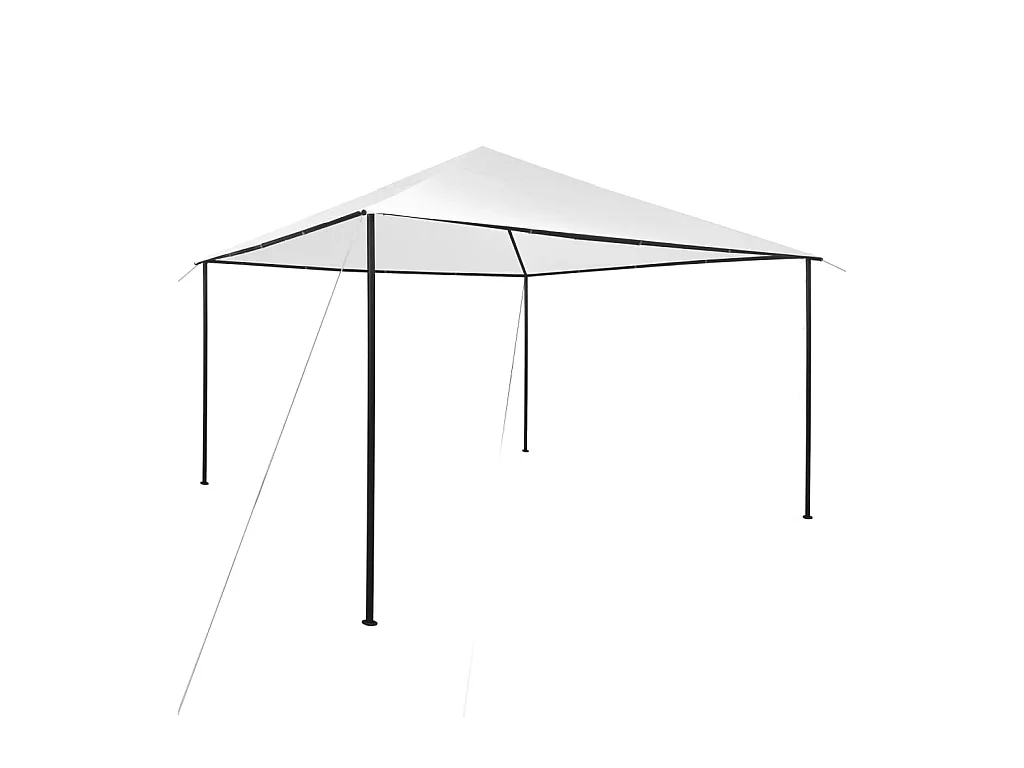 Tonnelle 4x4x3 m Blanc 180 g/m² WVGQ6252