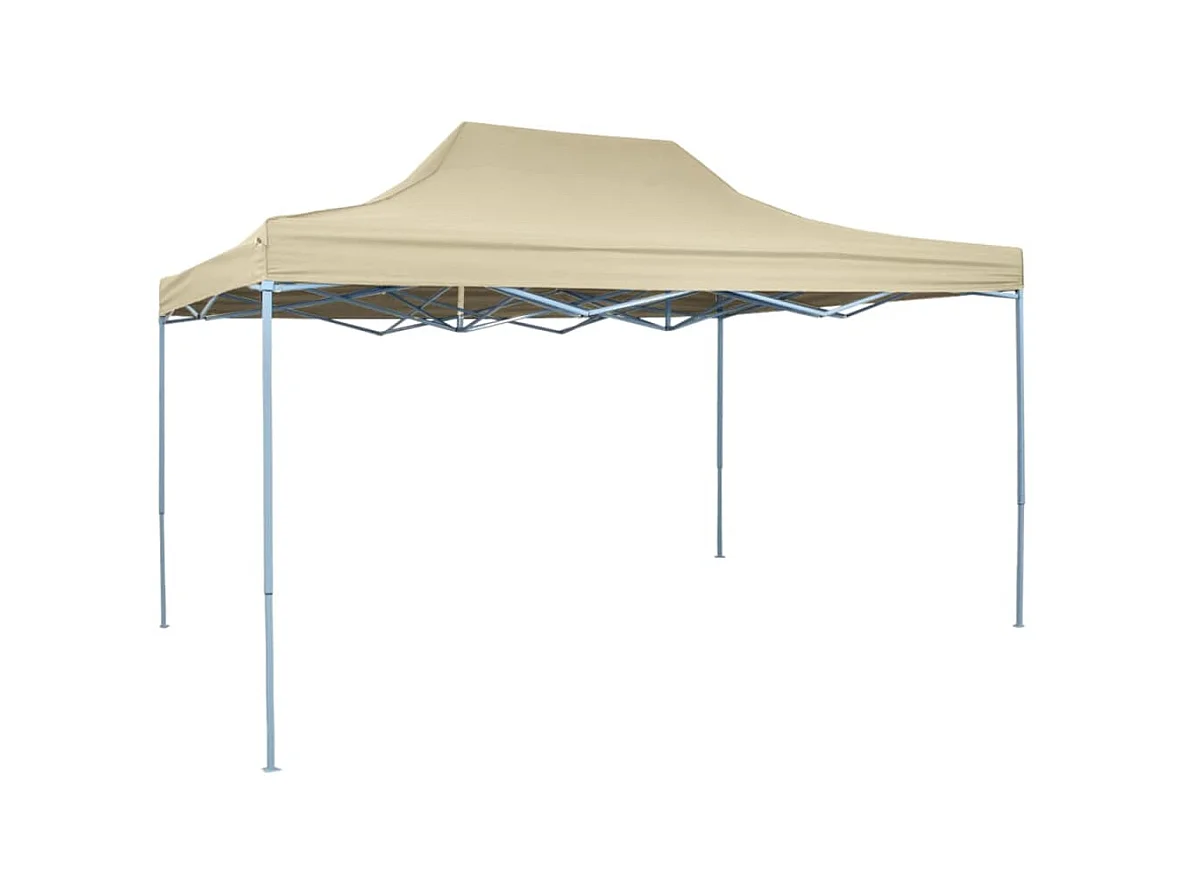 Tente pliable 3 x 4,5 m Blanc crème WVGQ8489