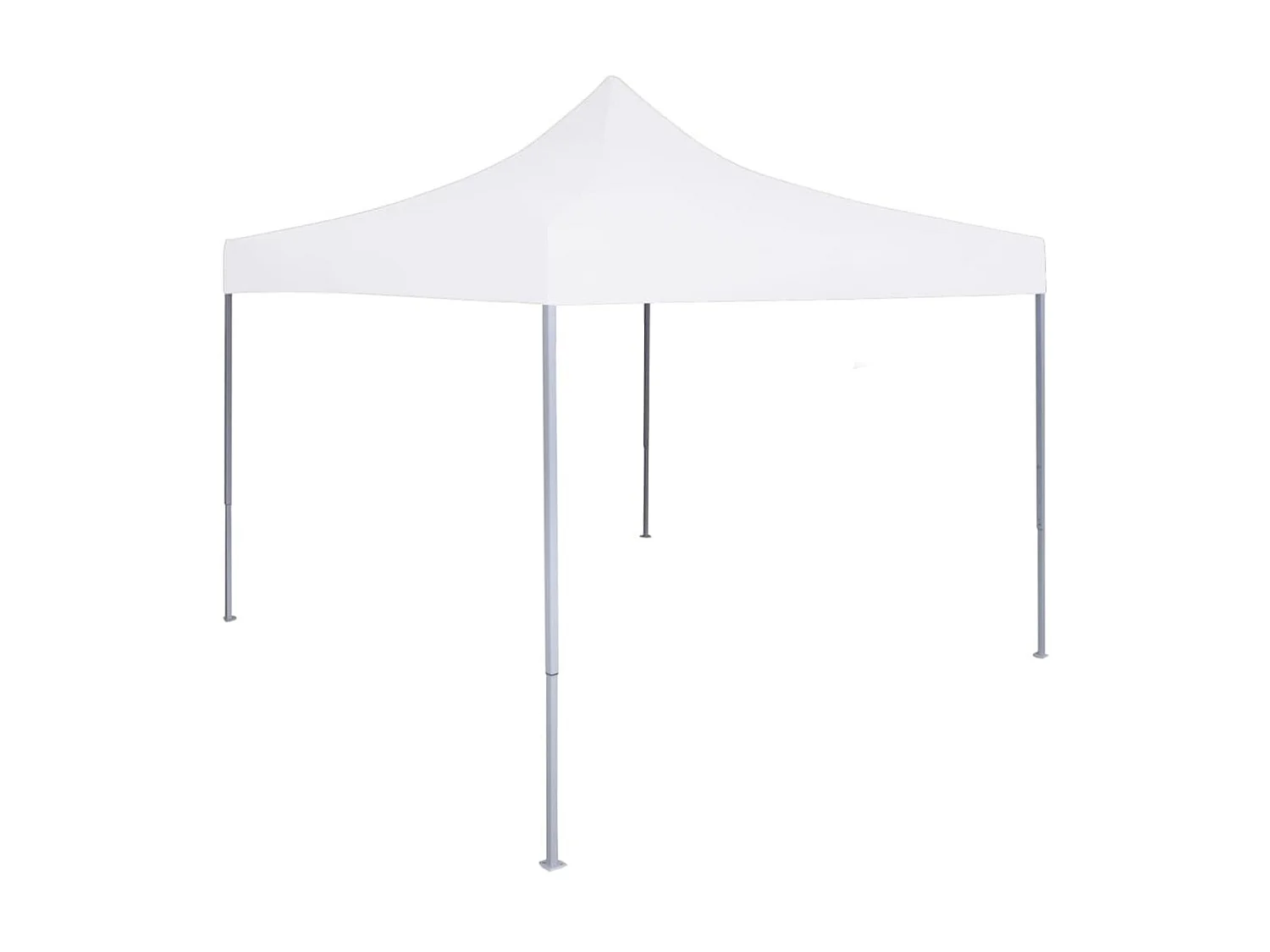 Tente de réception pliable professionnelle 3x3 m Acier Blanc WVGQ1830