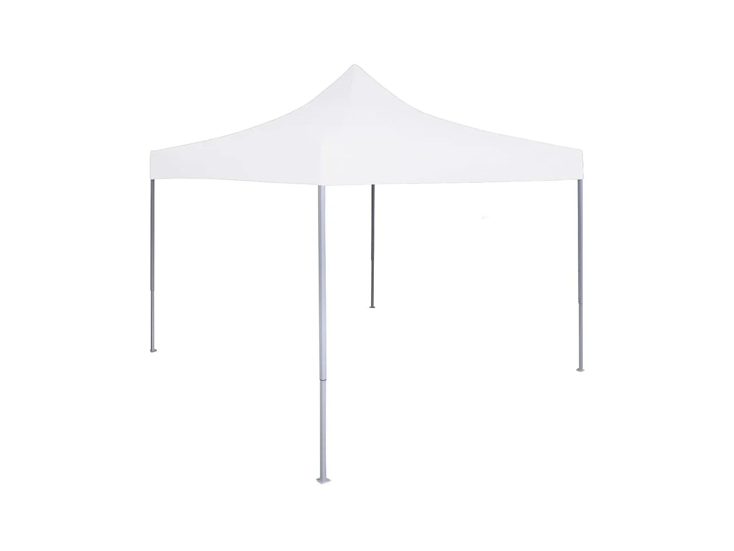 Tente de réception pliable professionnelle 3x3 m Acier Blanc WVGQ1830