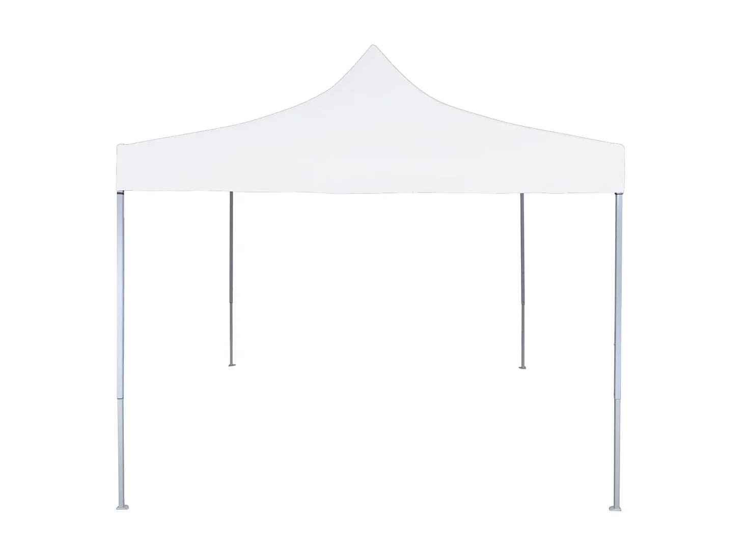 Tente de réception pliable professionnelle 3x3 m Acier Blanc WVGQ1830