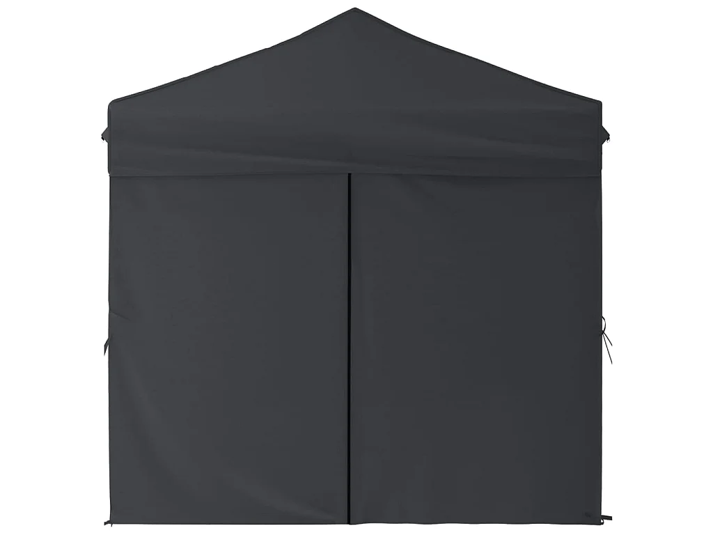 Tenda para festas dobrável com paredes laterais 2x2 m antracite PT534368