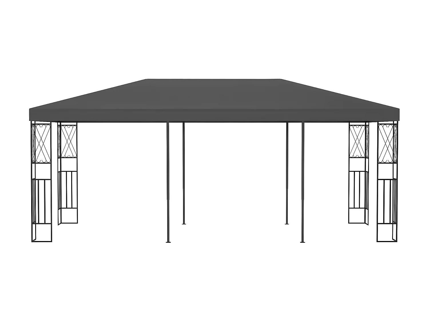 Gazebo - Tenda de recepção 3x6 m tecido antracite PT901463