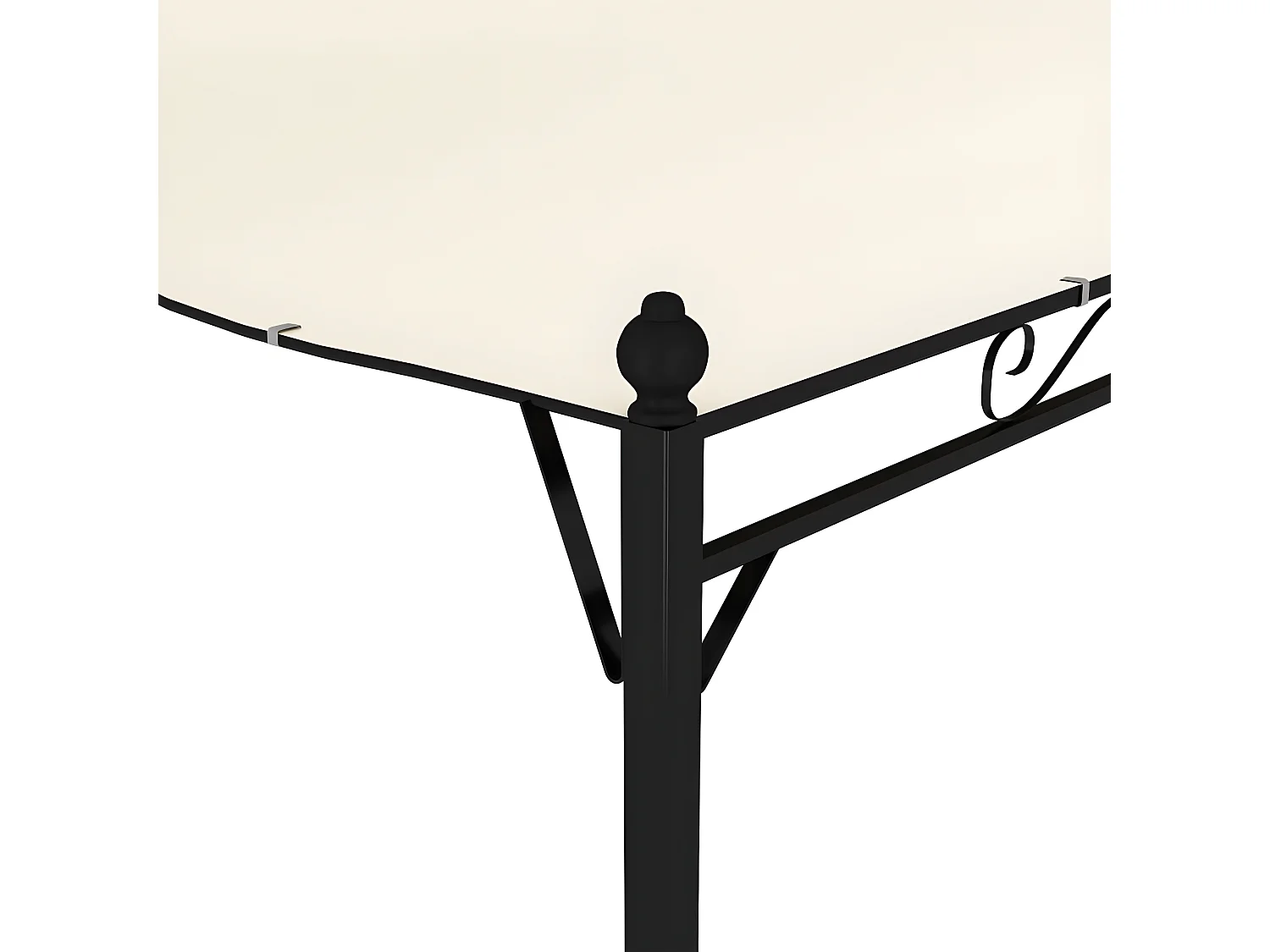 Cenador de tela blanco crema ES167029