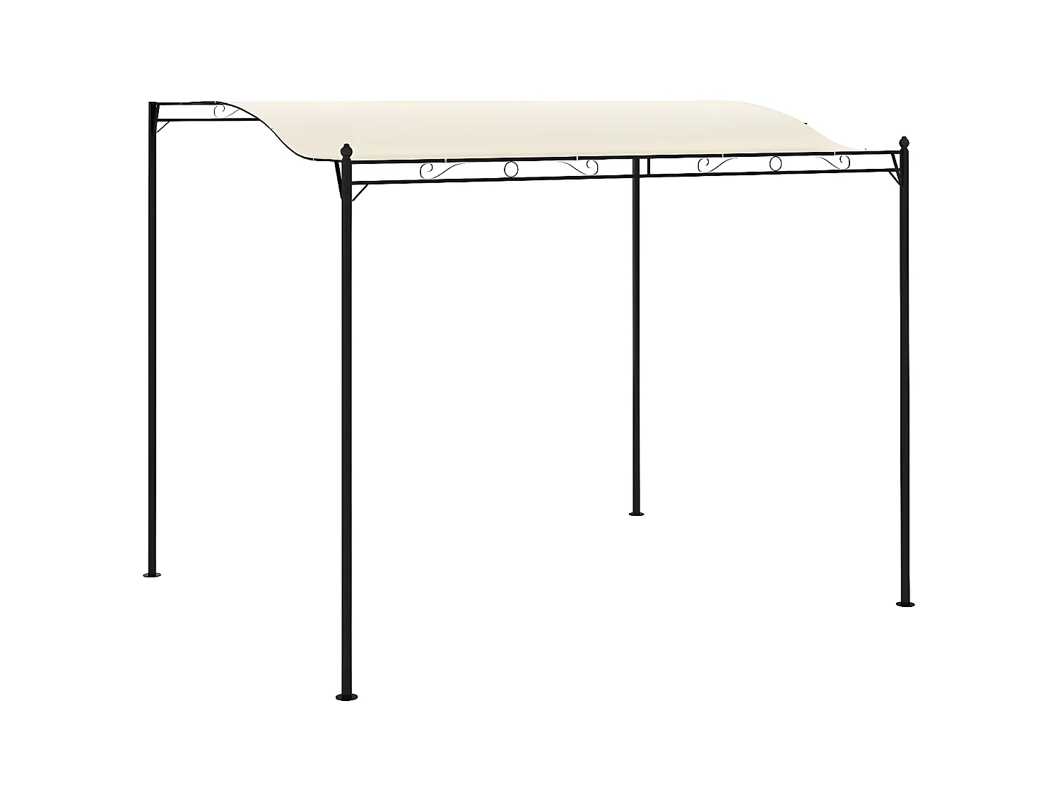 Tonnelle Tissu Blanc crème   WVGQ3478