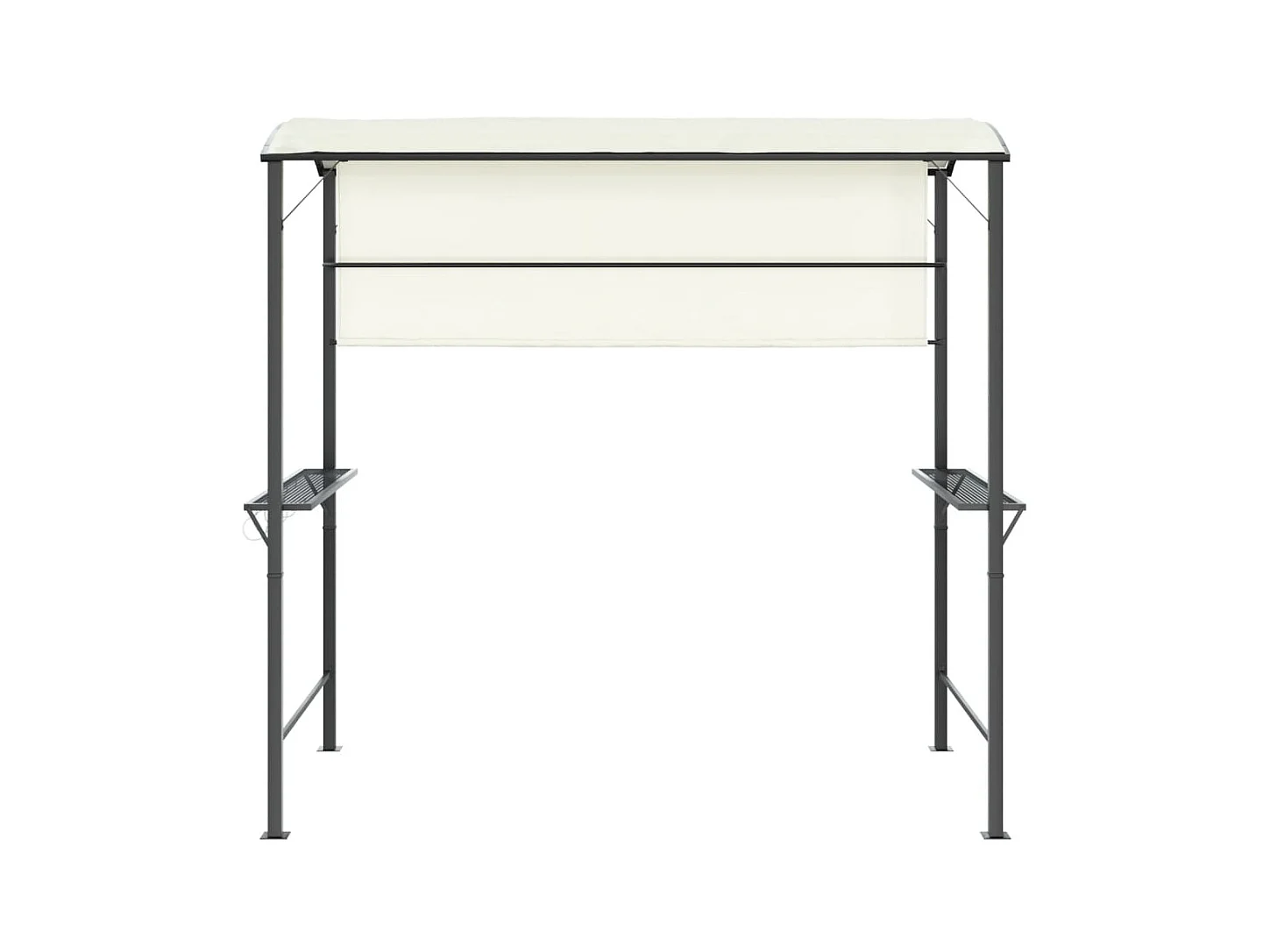 Tonnelle avec toit 220x110x200 cm Crème WVGQ9430