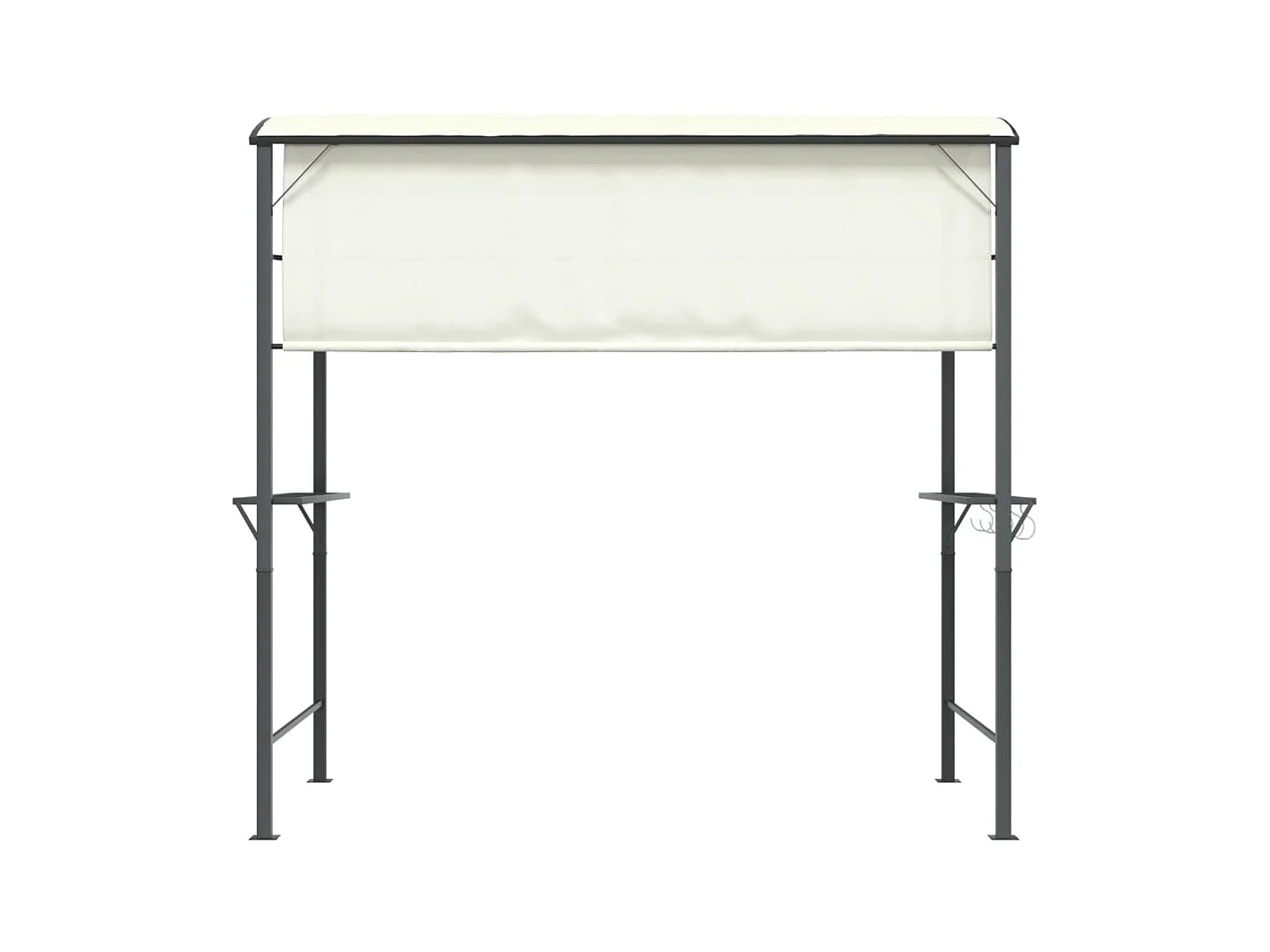 Tonnelle avec toit 220x110x200 cm Crème WVGQ9430