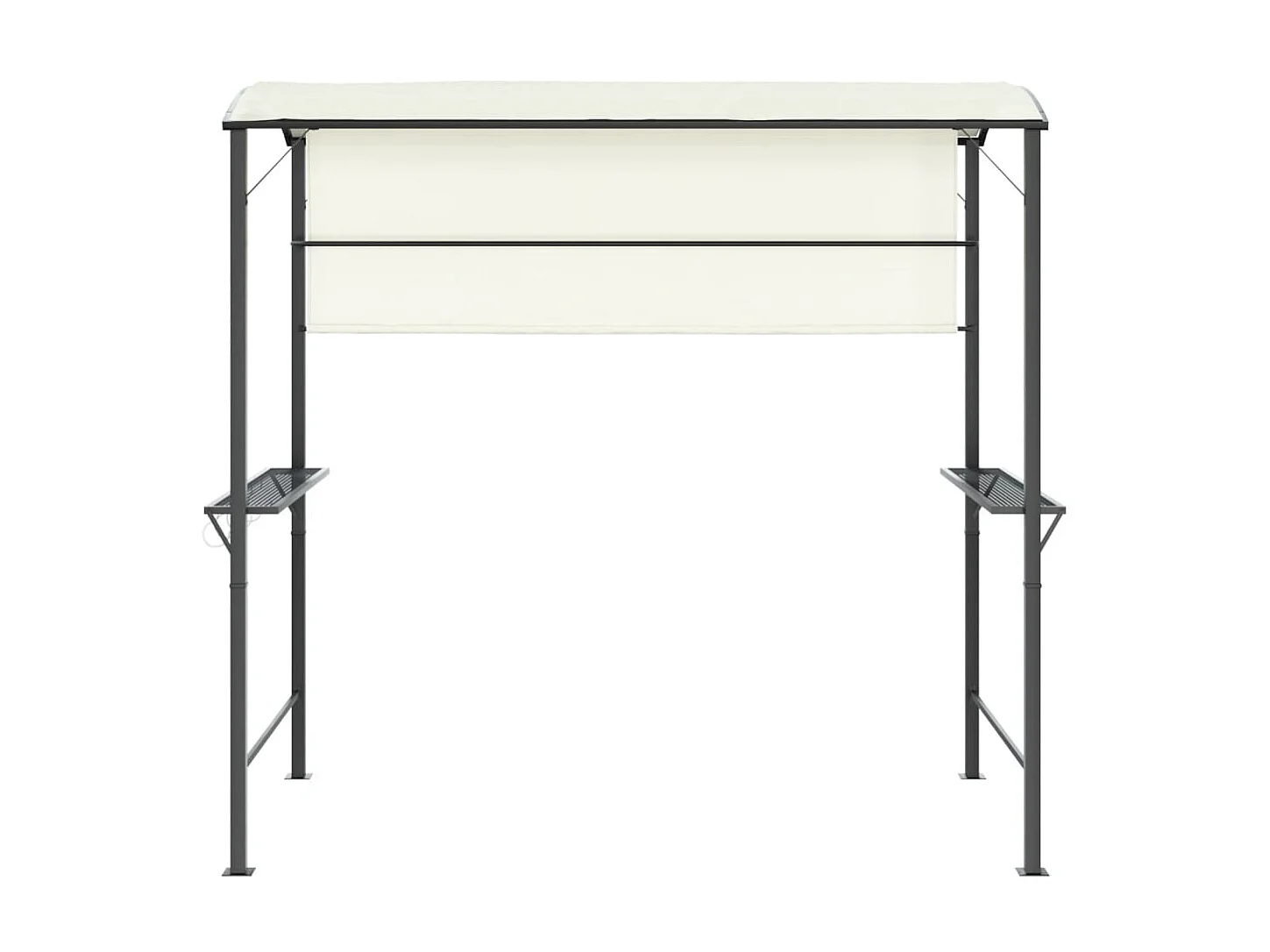 Gazebo - Tenda de recepção com toldo 220x110x200 cm creme PT321486