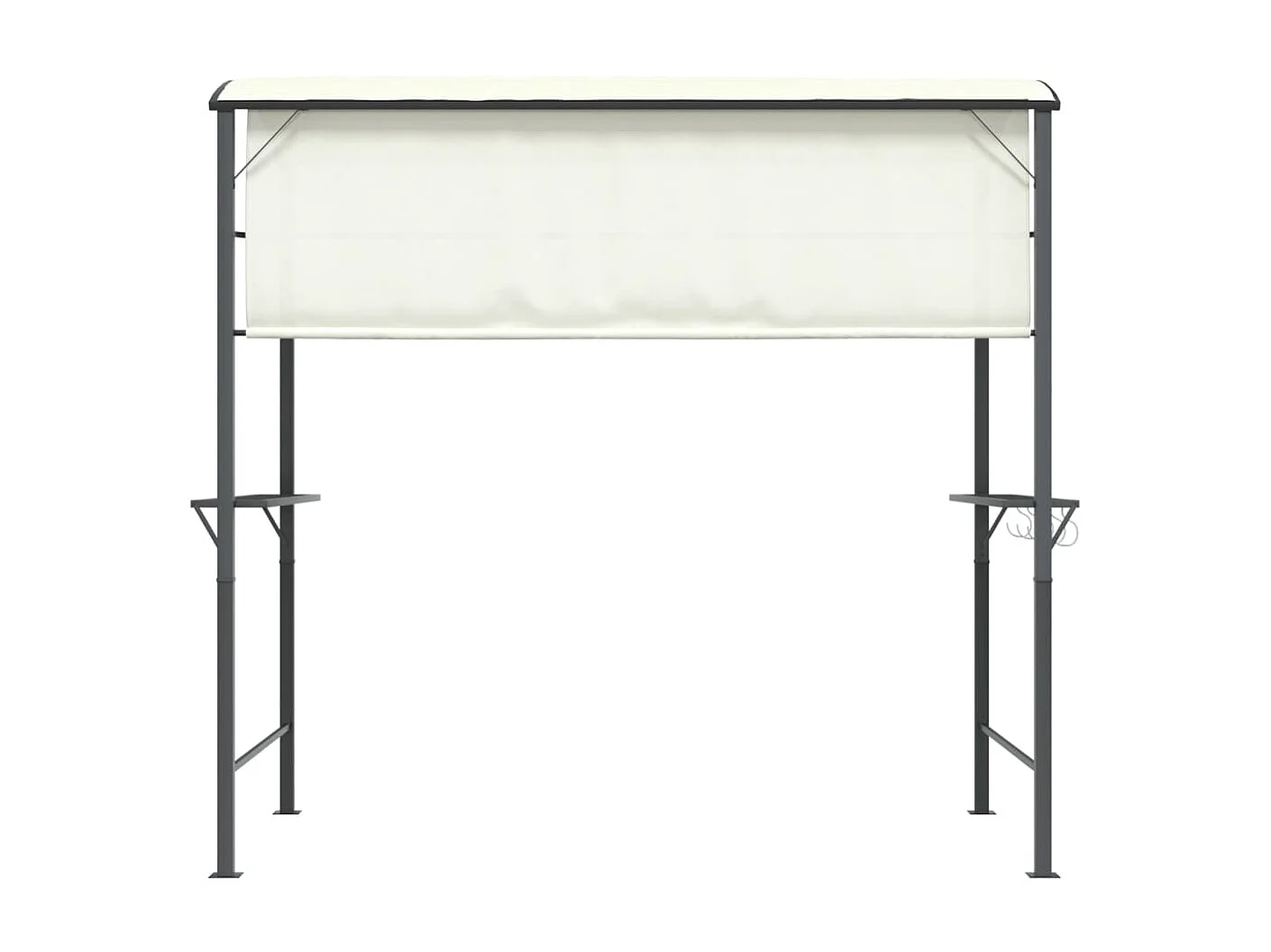 Gazebo - Tenda de recepção com toldo 220x110x200 cm creme PT321486