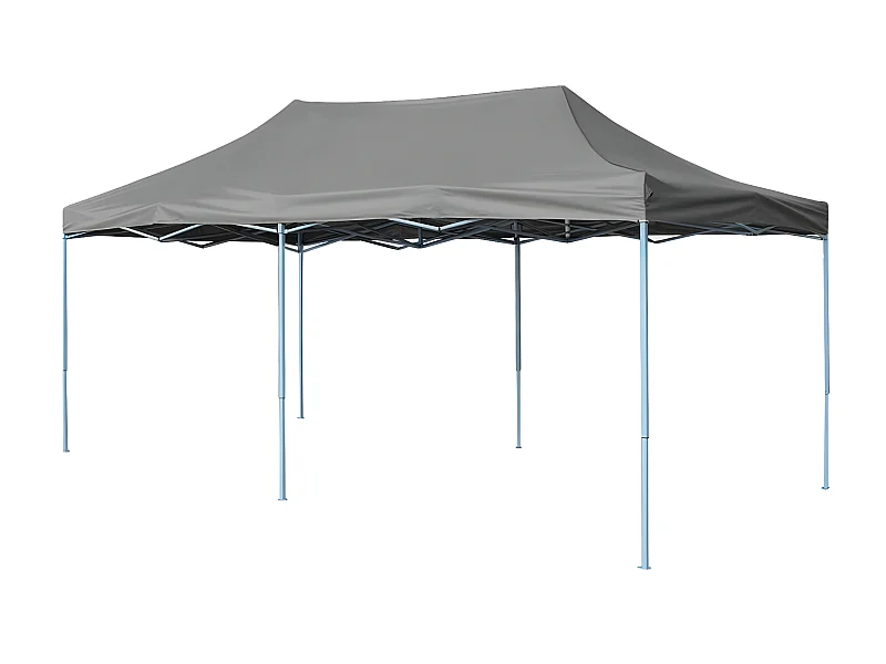 Tenda para festas pop-up dobrável 3x6 m antracite PT552931