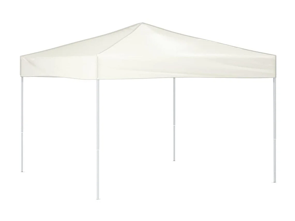 Tenda para festas dobrável 3x3 m creme PT545320