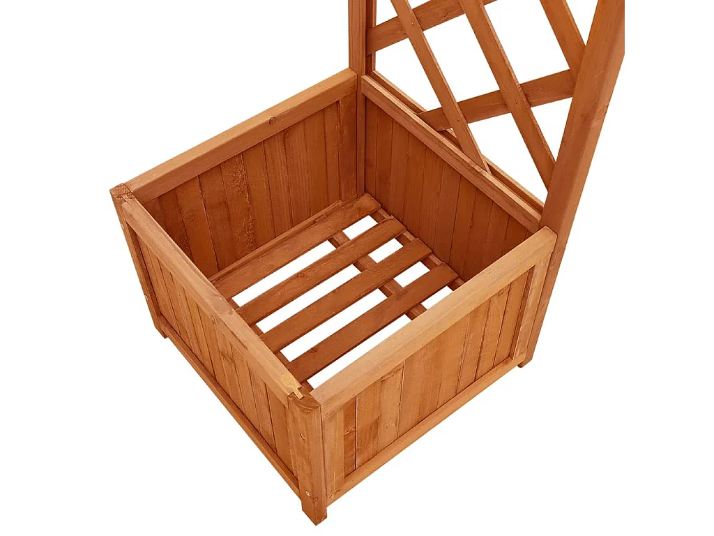 Pergola de jardin avec jardinière Bois pin massif WVGQ6081