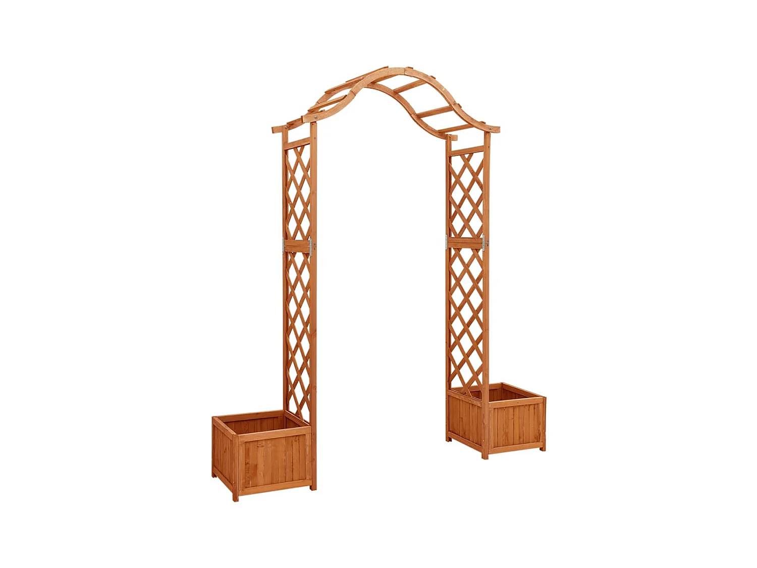 Pergola de jardin avec jardinière Bois pin massif WVGQ6081