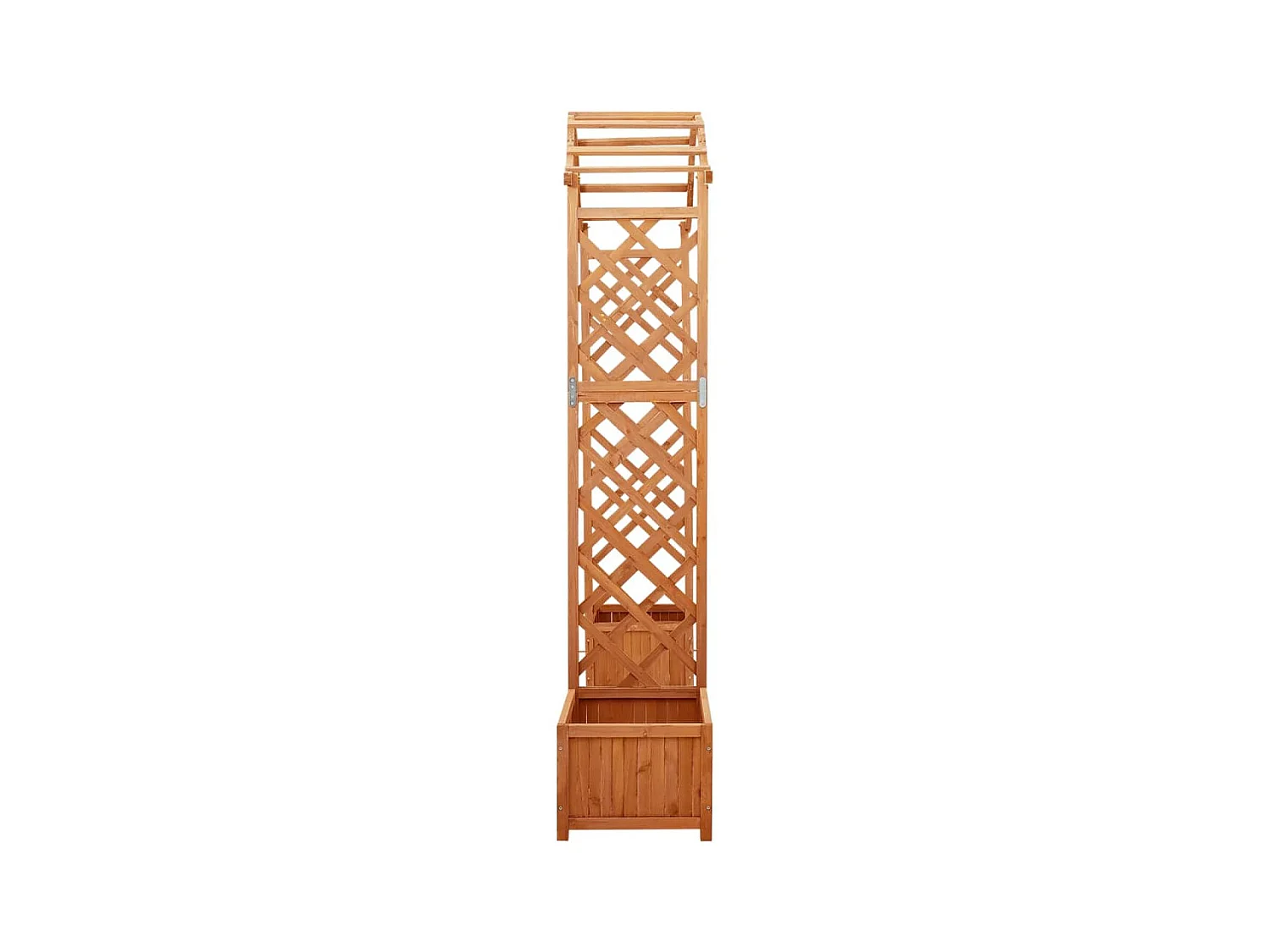 Pergola de jardin avec jardinière Bois pin massif WVGQ6081