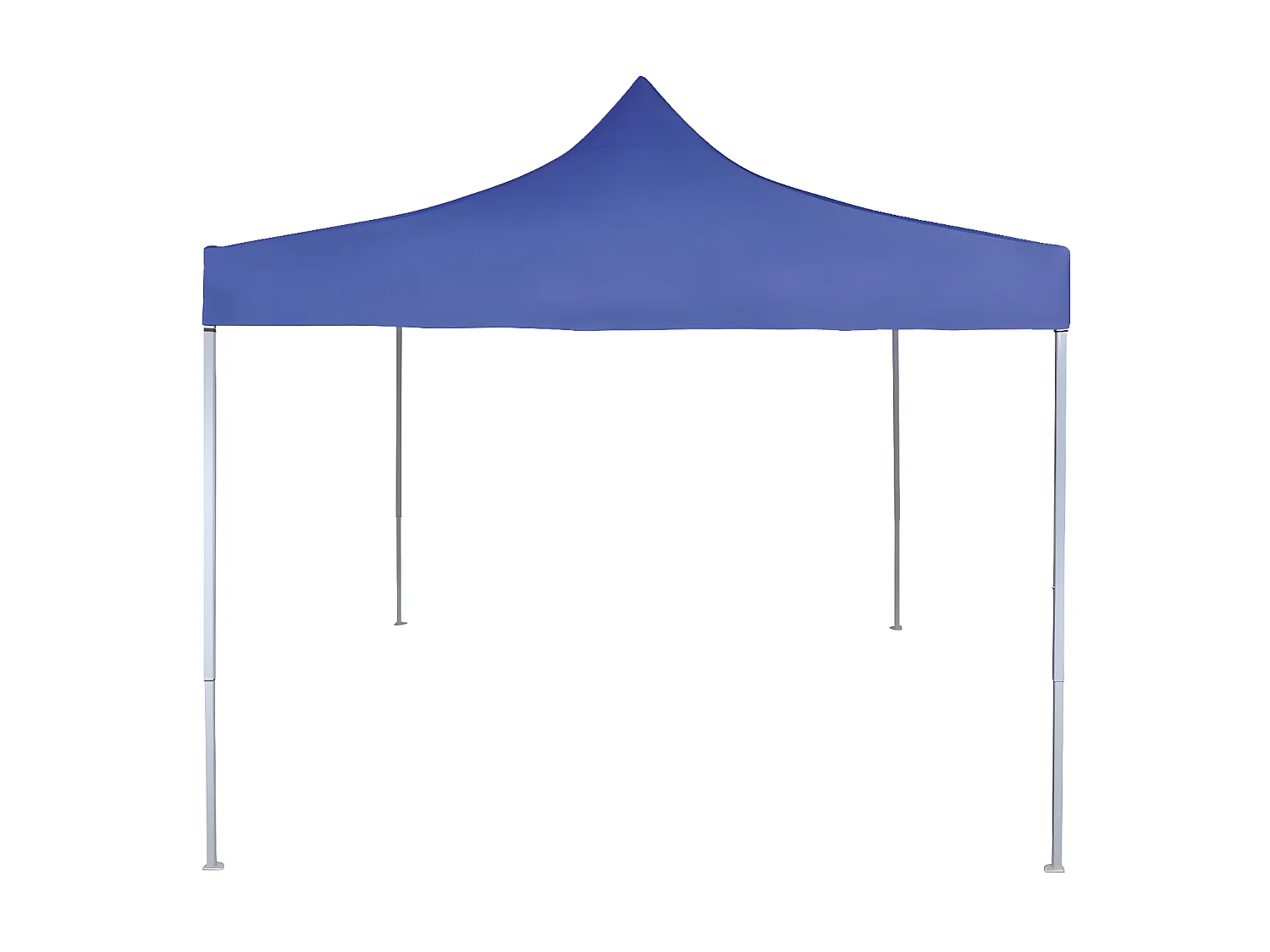 Tenda dobrável profissional para festas 2x2 m aço azul PT184203