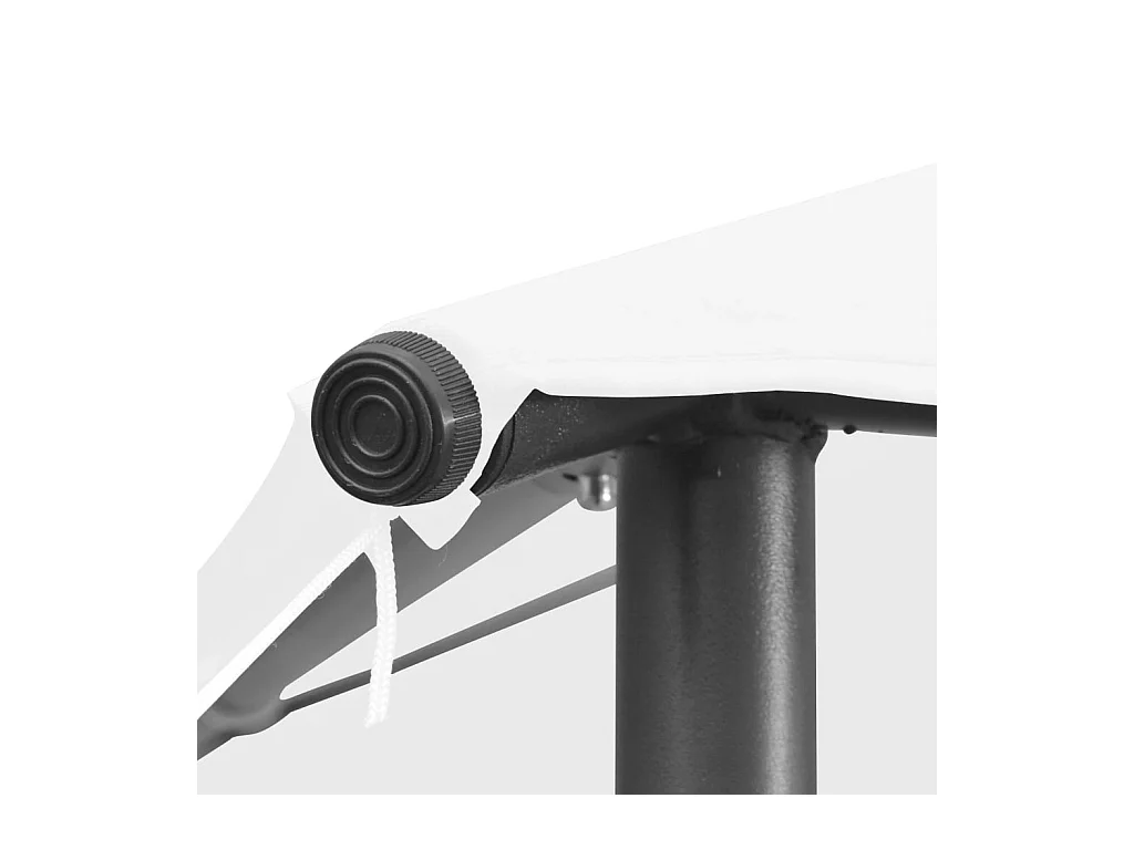 Prieel 180 g/m² 3x3x2,9 m wit NL280782