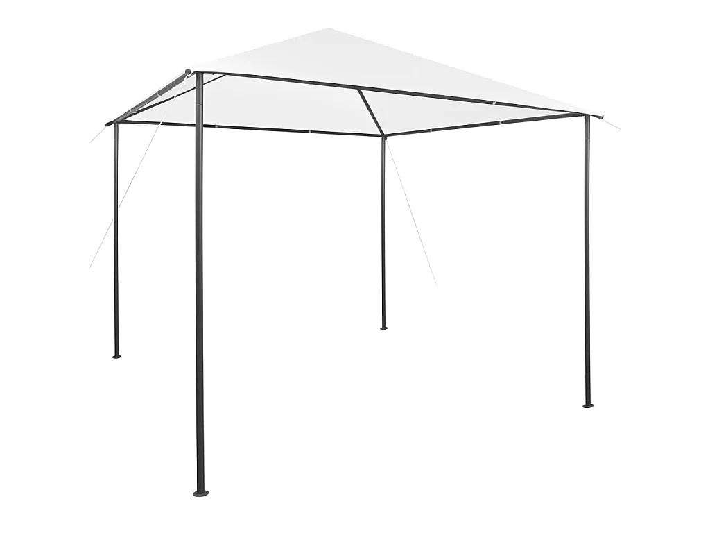 Tonnelle 3x3x2,9 m Blanc 180 g/m² WVGQ8811