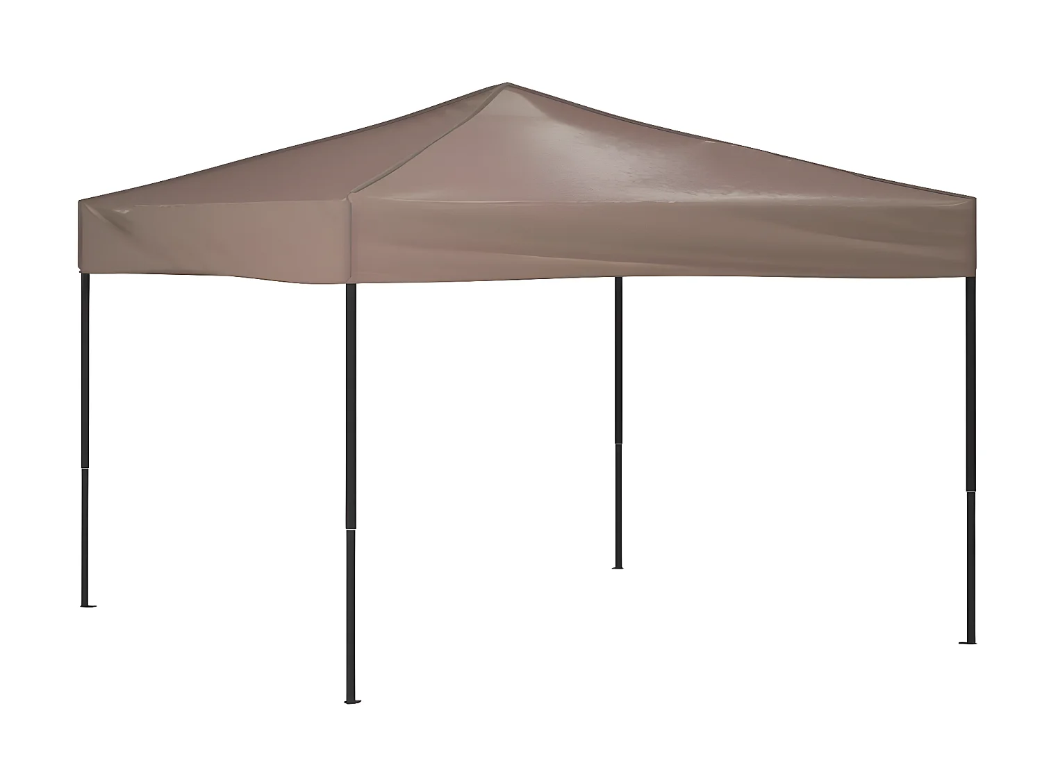Partytent inklapbaar 3x3 m taupe NL725488