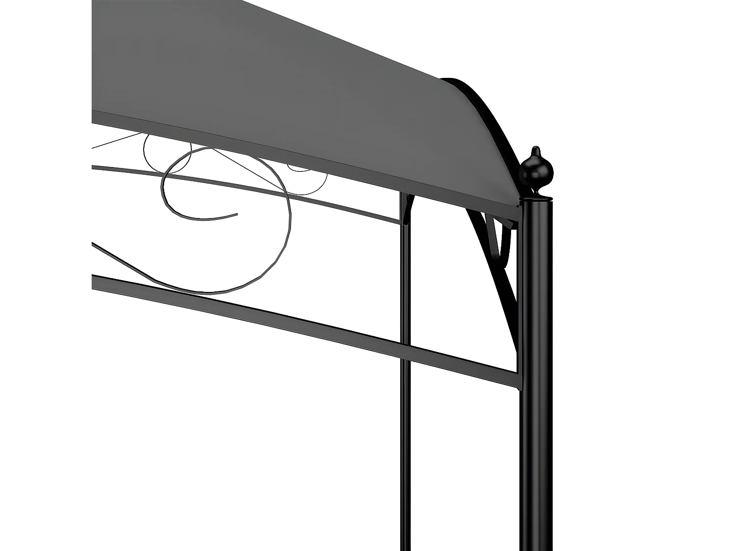 Gazebo - Tenda de recepção 3x4x2,65 m 180 g/m² antracite PT599635