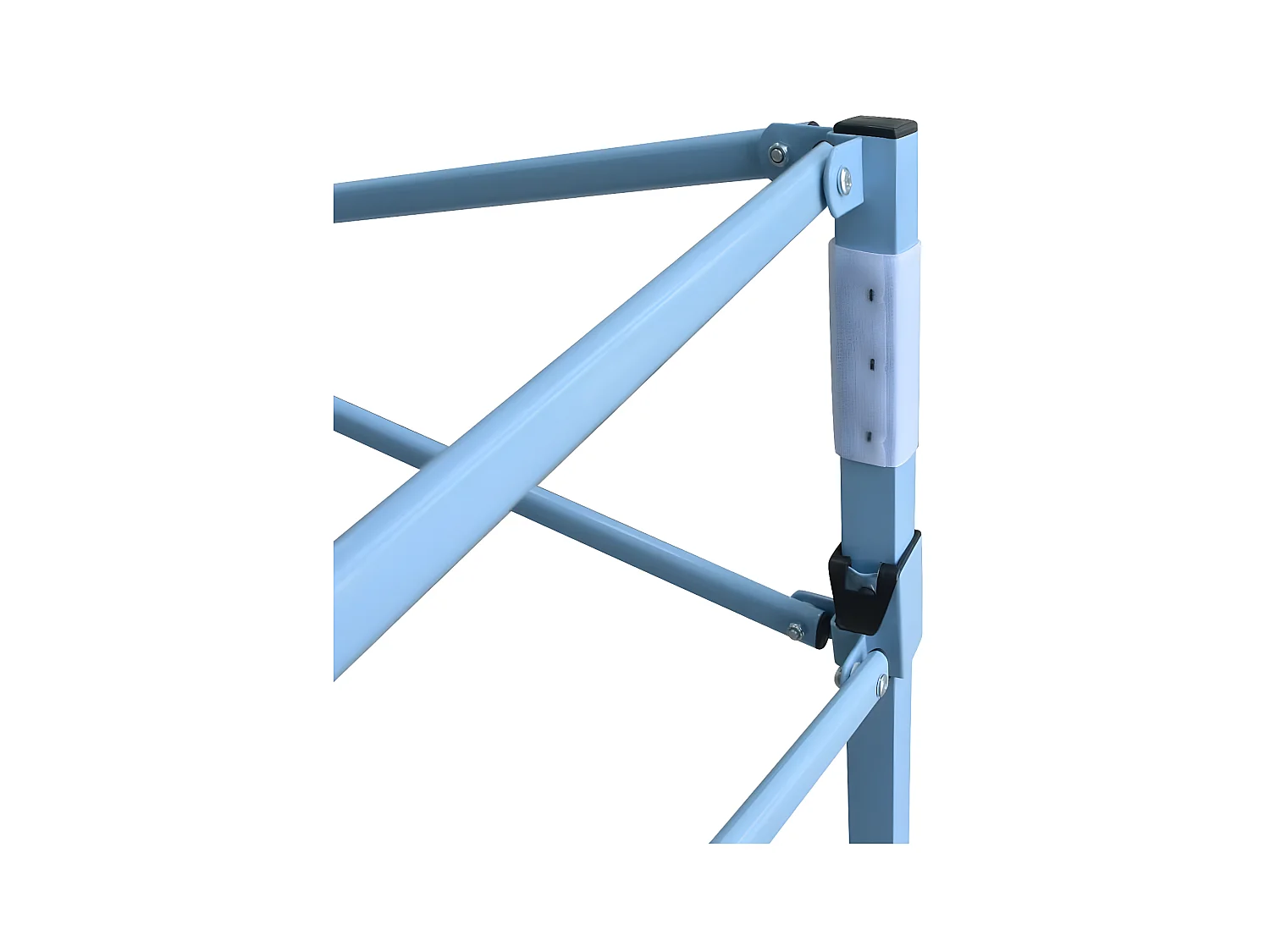 Tente pliable de réception avec 3 parois 3 x 4,5 m Blanc WVGQ6944