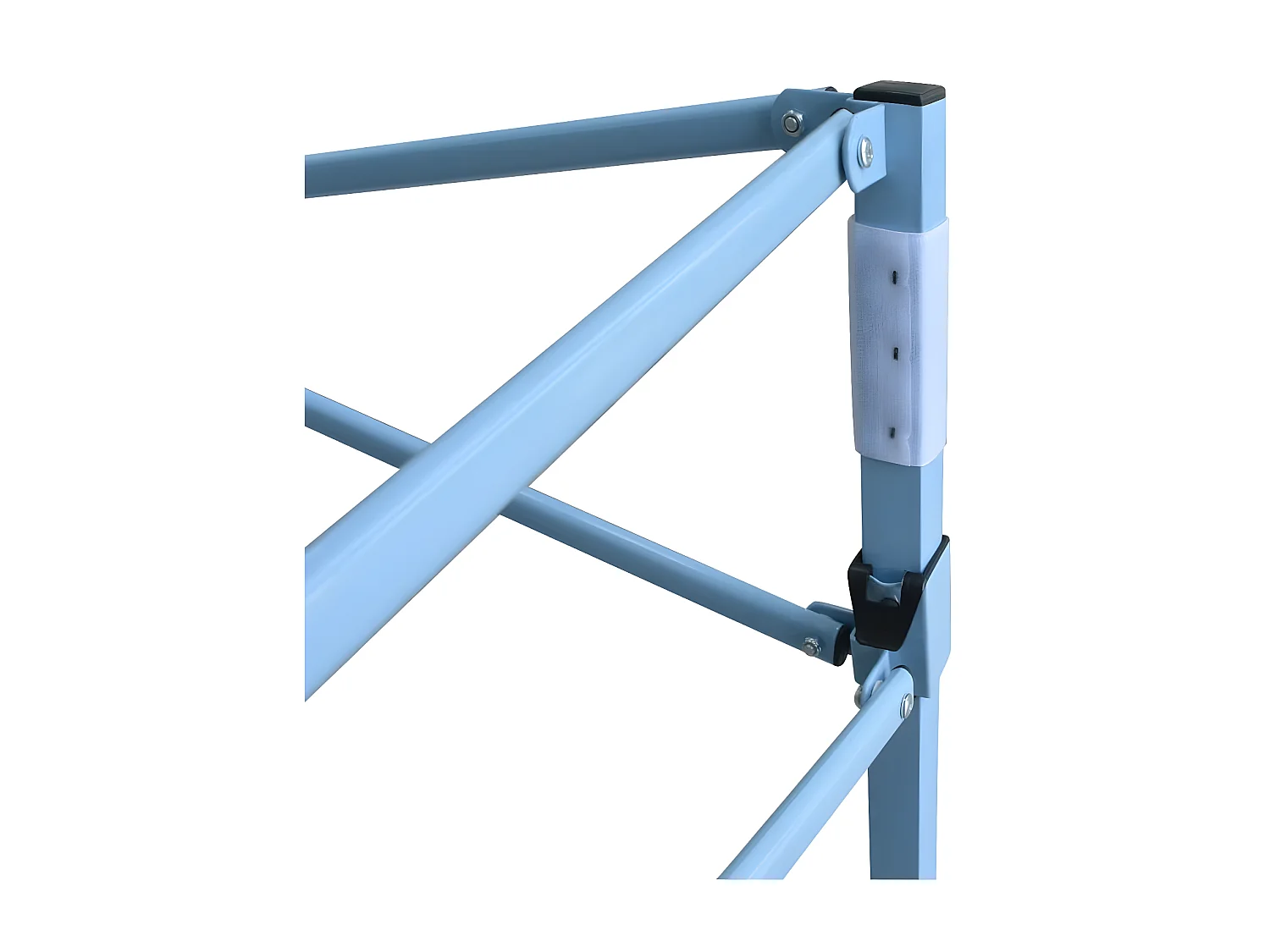 Tente pliable de réception avec 3 parois 3 x 4,5 m Blanc WVGQ6944