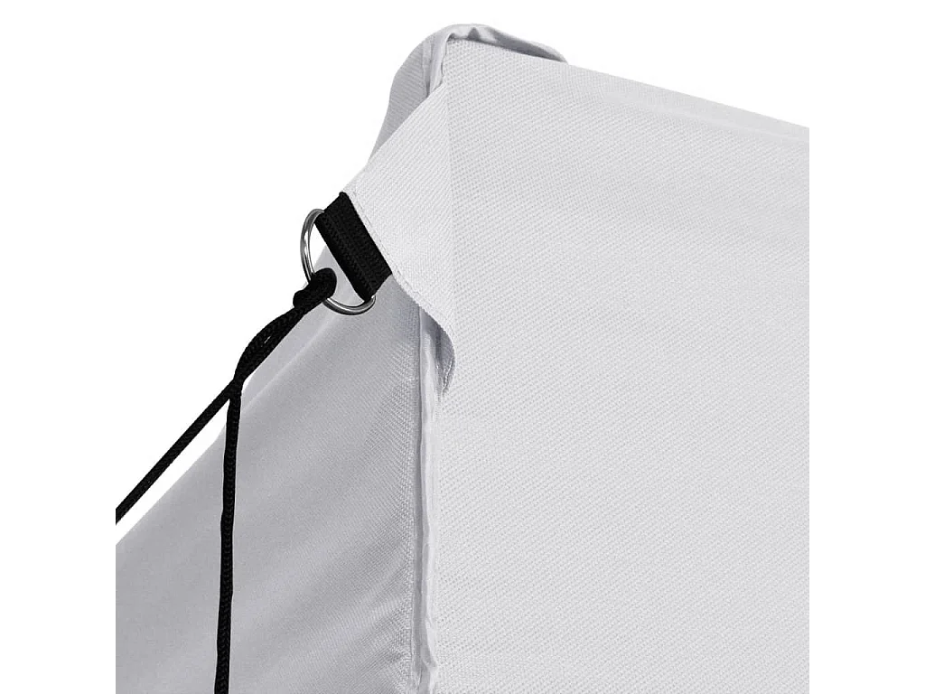 Tente pliable de réception avec 3 parois 3 x 4,5 m Blanc WVGQ6944