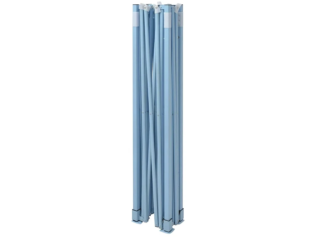Tente pliable de réception avec 3 parois 3 x 4,5 m Blanc WVGQ6944