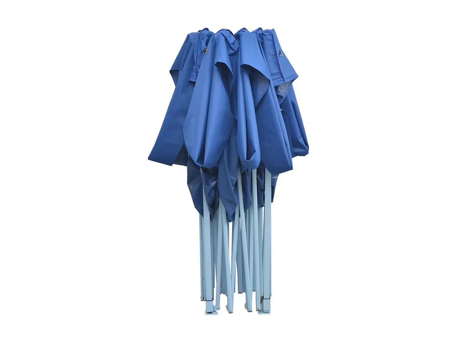 Tente de réception pliable professionnelle 3x4 m Acier Bleu WVGQ2445