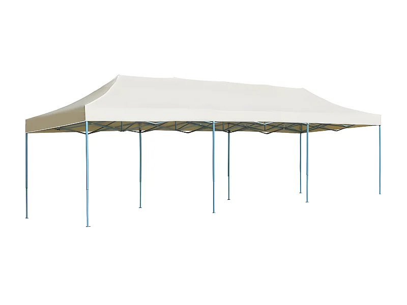 Tenda para festas pop-up dobrável 3x9 m creme PT984385