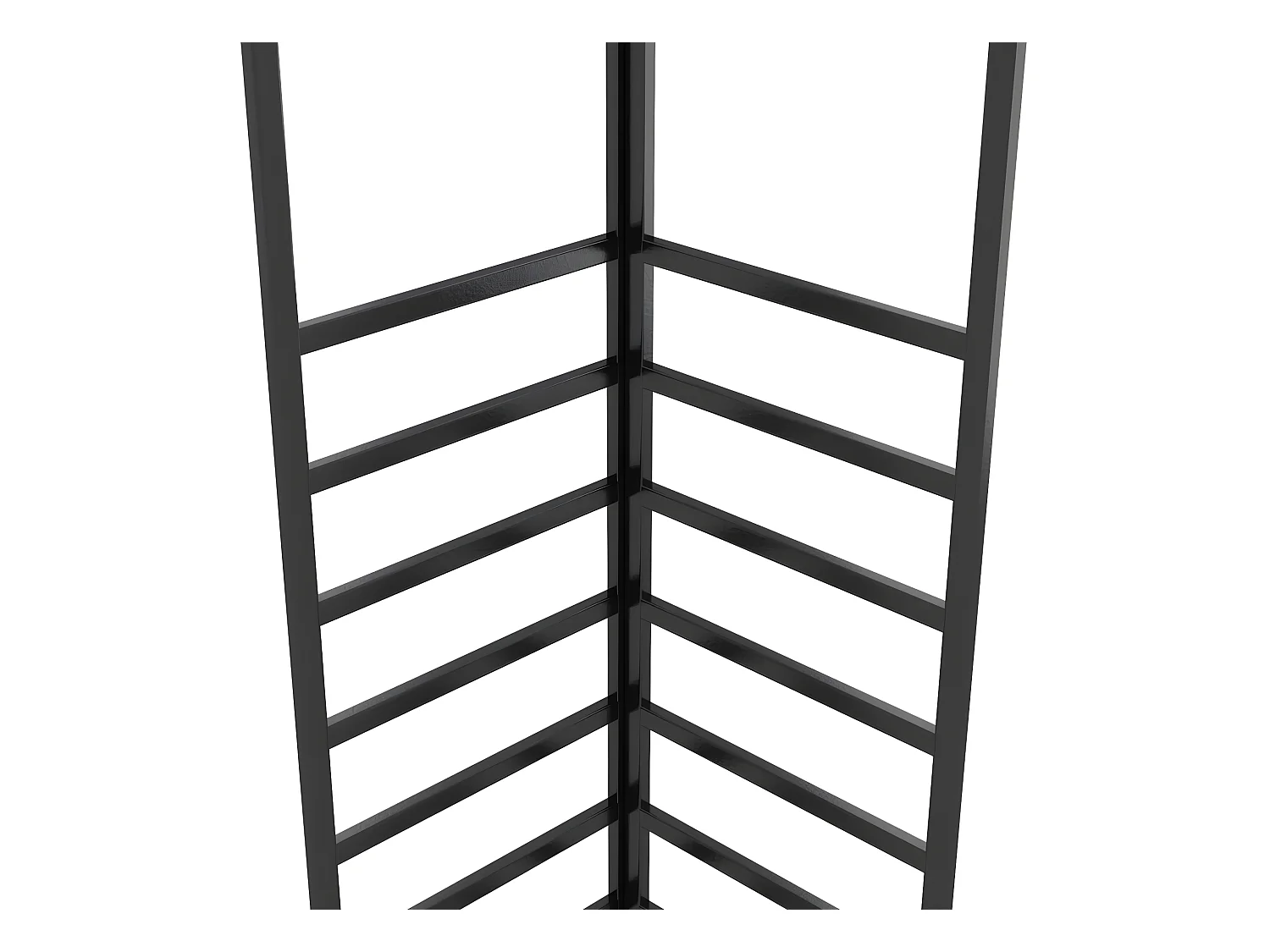 Tuinprieel 4x3x2,7 m gepoedercoat staal wit NL295244