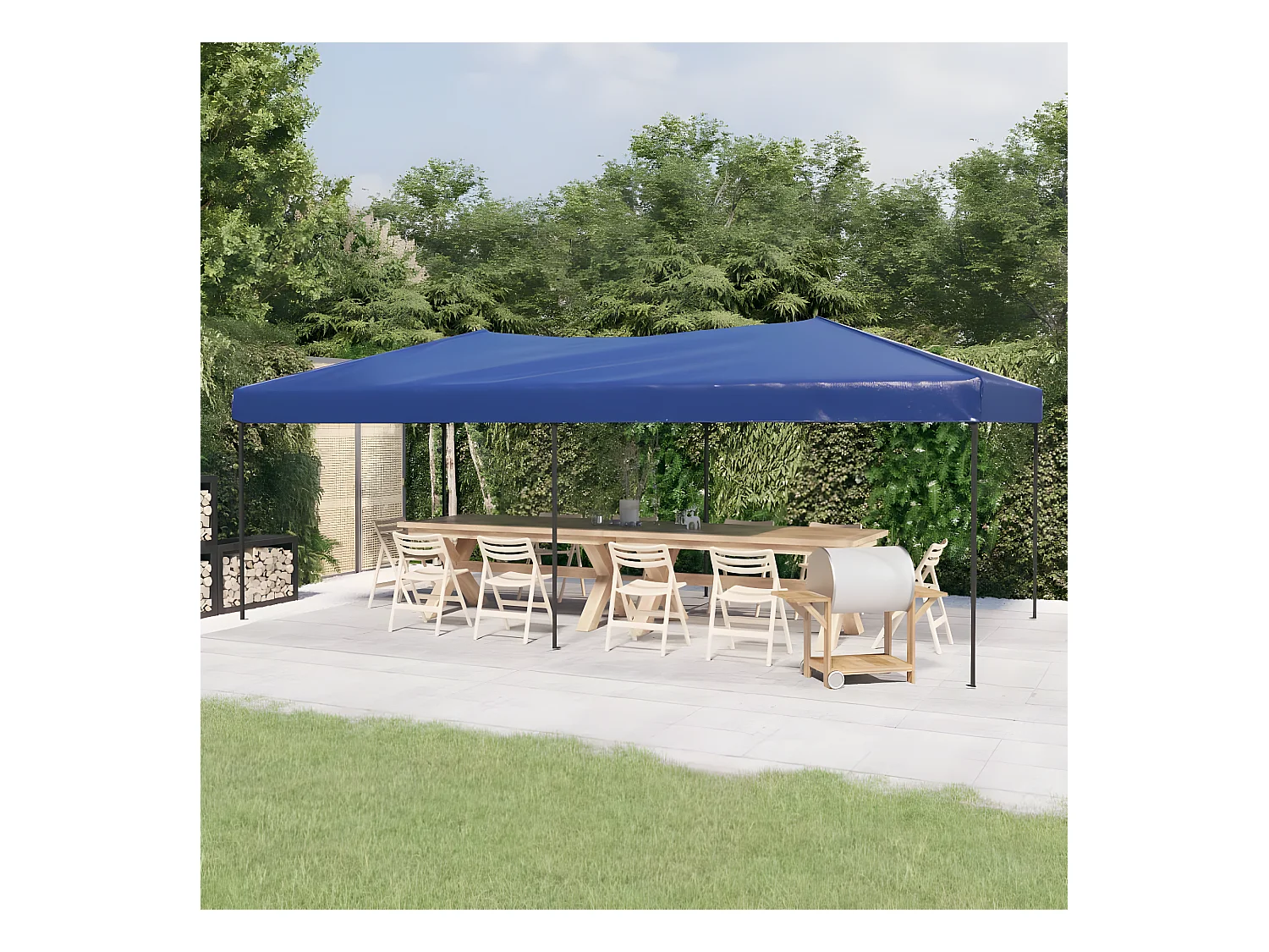 Tente de réception pliable Bleu 3x6 m WVGQ7311
