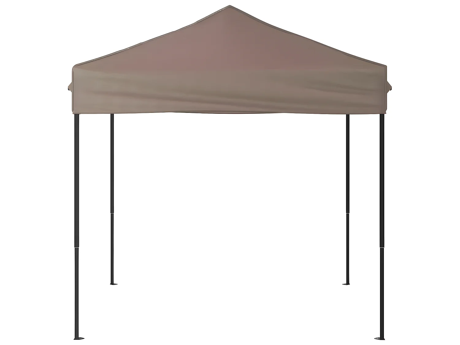 Carpa para fiestas plegable gris taupe 2x2 m ES935602