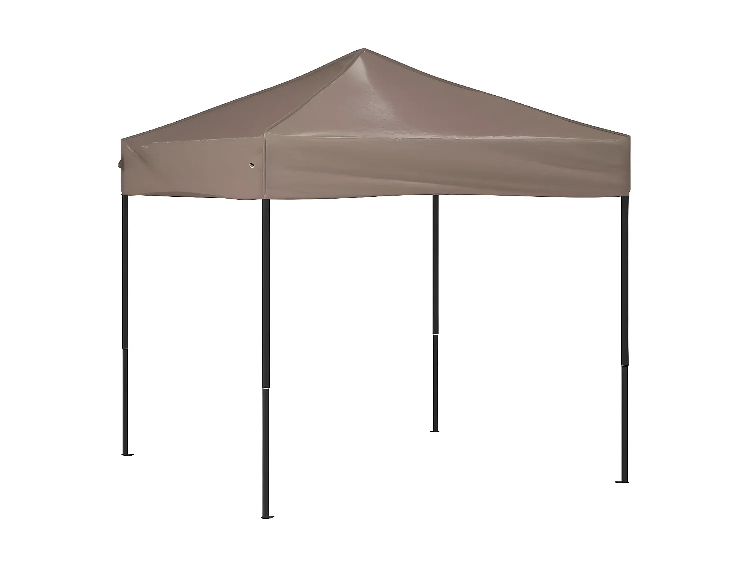 Tenda para festas dobrável 2x2 m cinzento-acastanhado PT981335