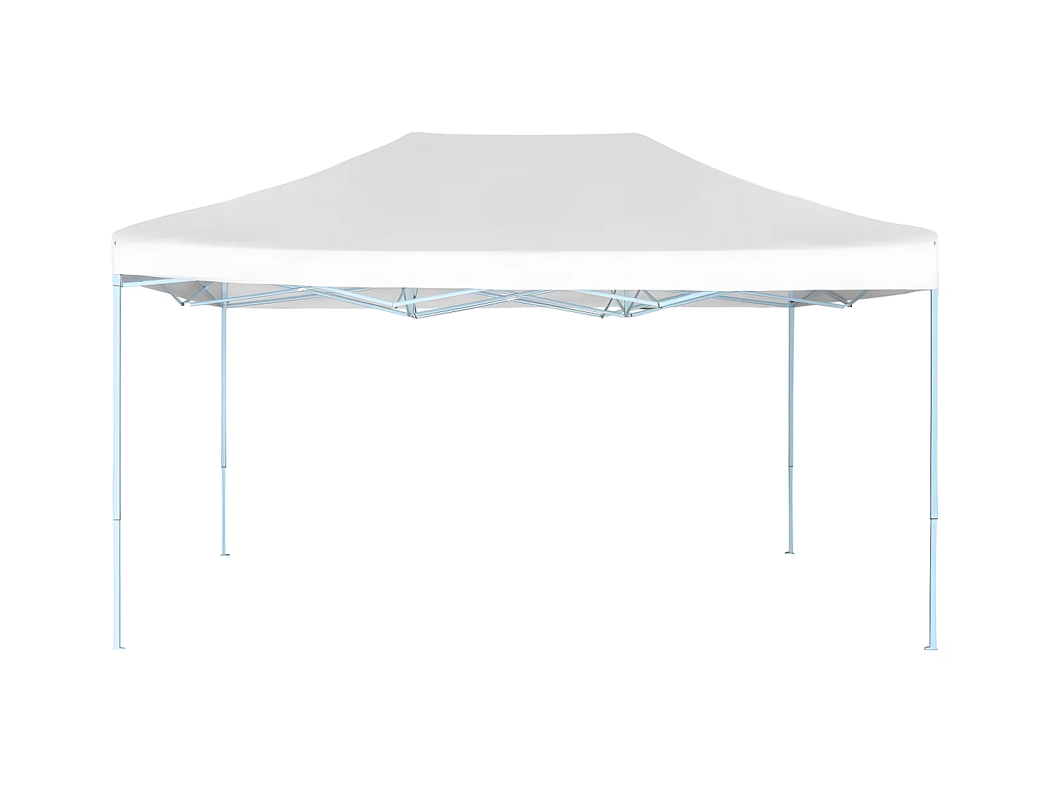 Partytent inklapbaar 3x4 m staal wit NL337774