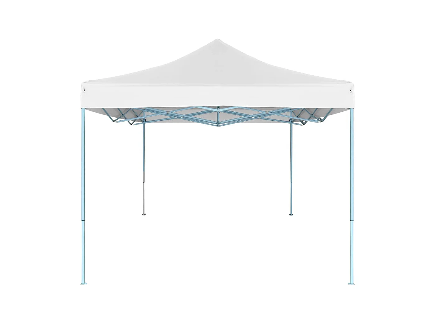Partytent inklapbaar 3x4 m staal wit NL337774