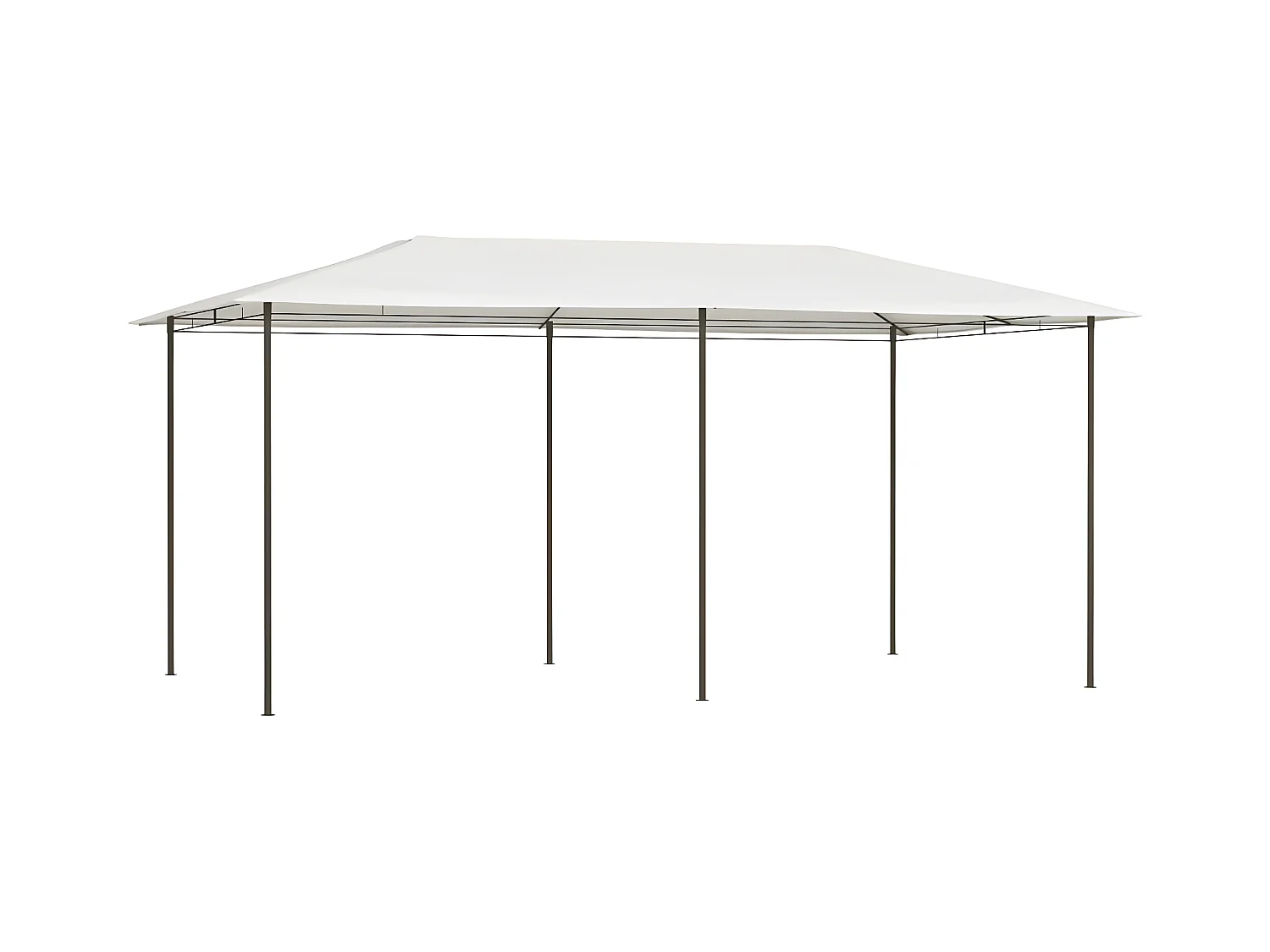 Tonnelle 3x6x2,6 m Crème 160 g/m² WVGQ2198