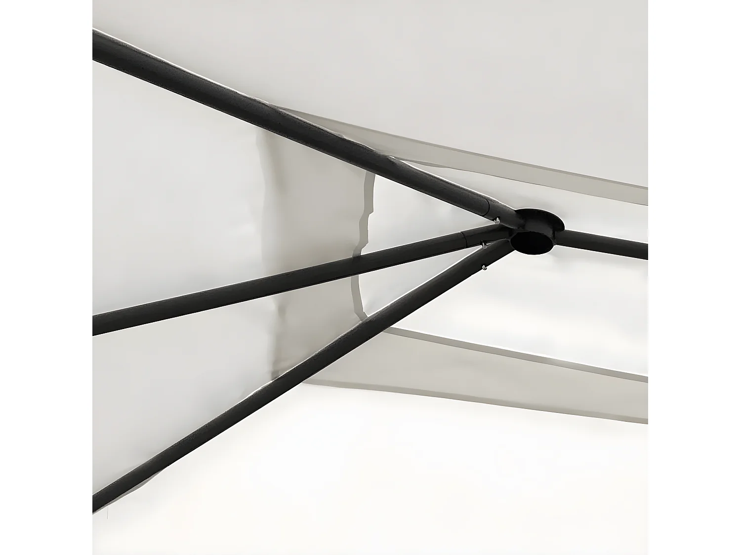 Prieel 160 g/m² 2,98x5,3x2,59 m crèmekleurig NL210051