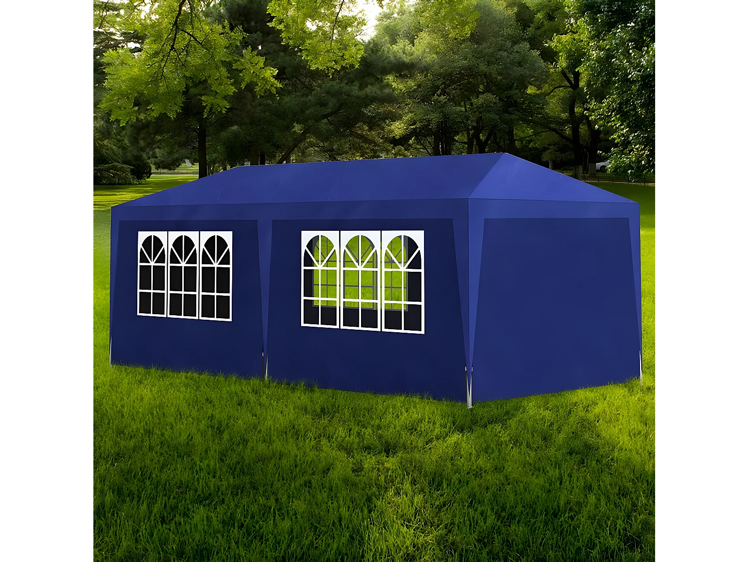 Carpa para fiestas azul 3x6 m ES292759