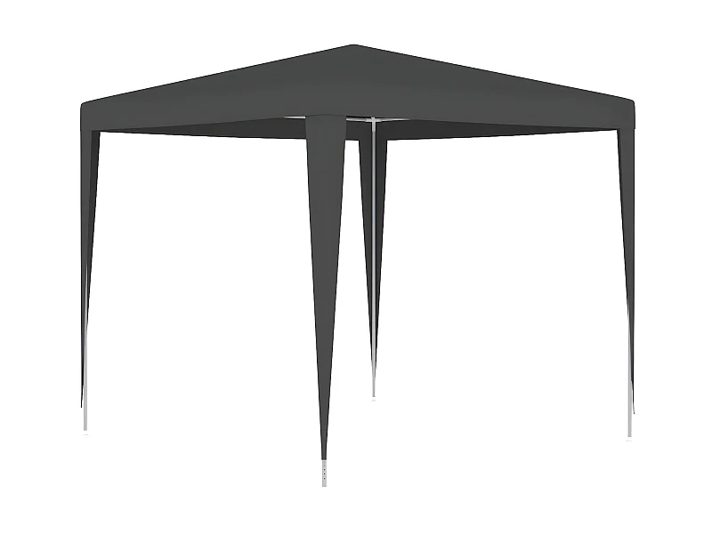 Tenda para festas 2,5x2,5 m 90 g/m² antracite PT939842