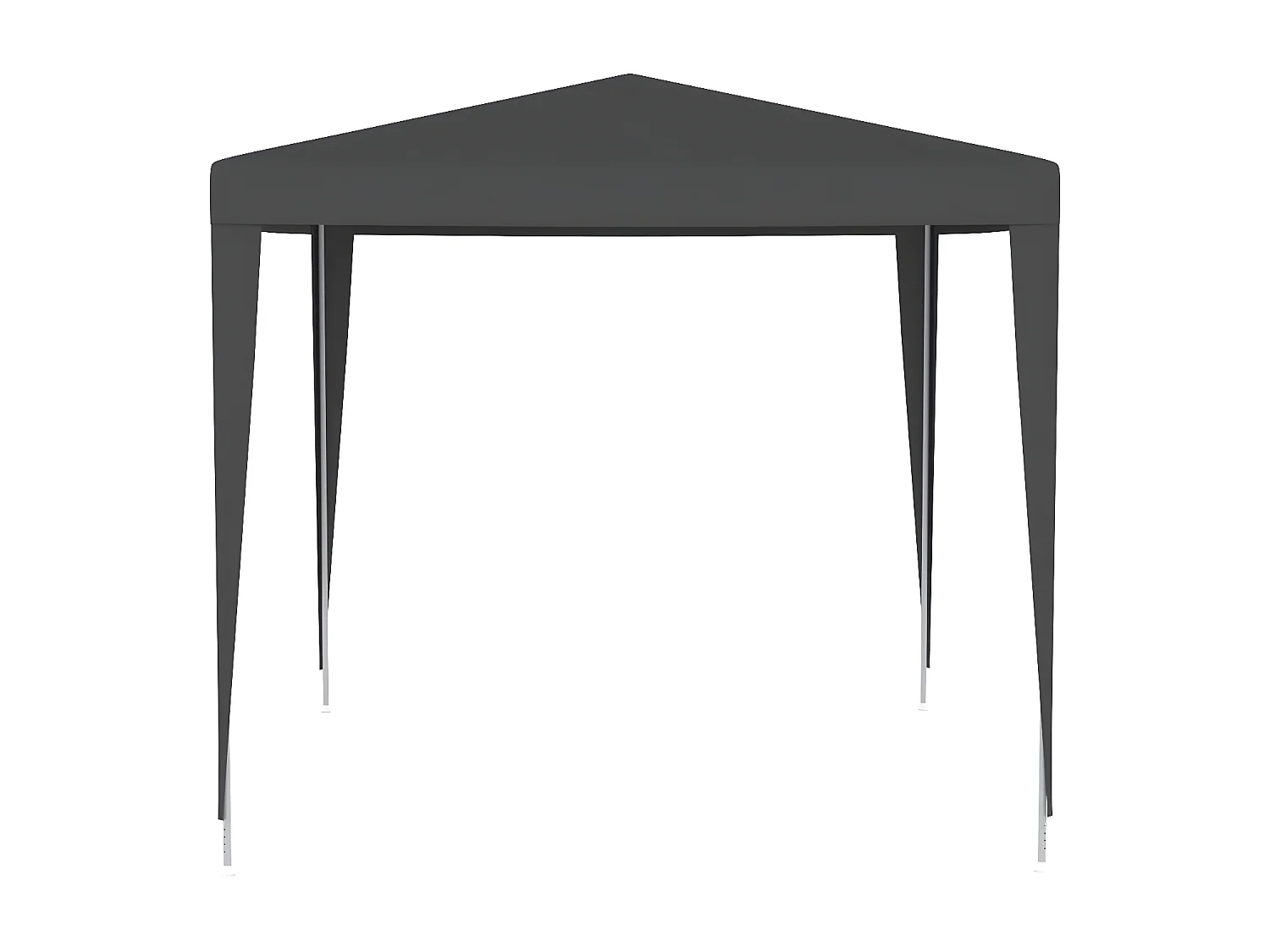 Tenda para festas 2,5x2,5 m 90 g/m² antracite PT939842