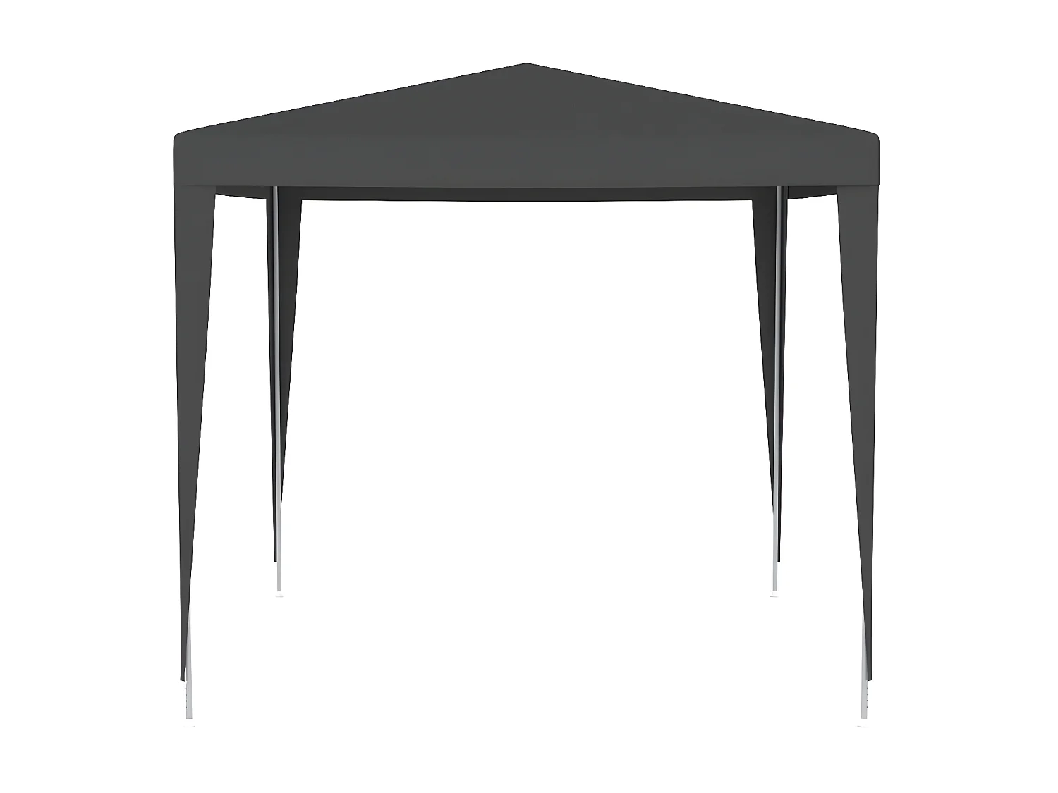 Tenda para festas 2,5x2,5 m 90 g/m² antracite PT939842