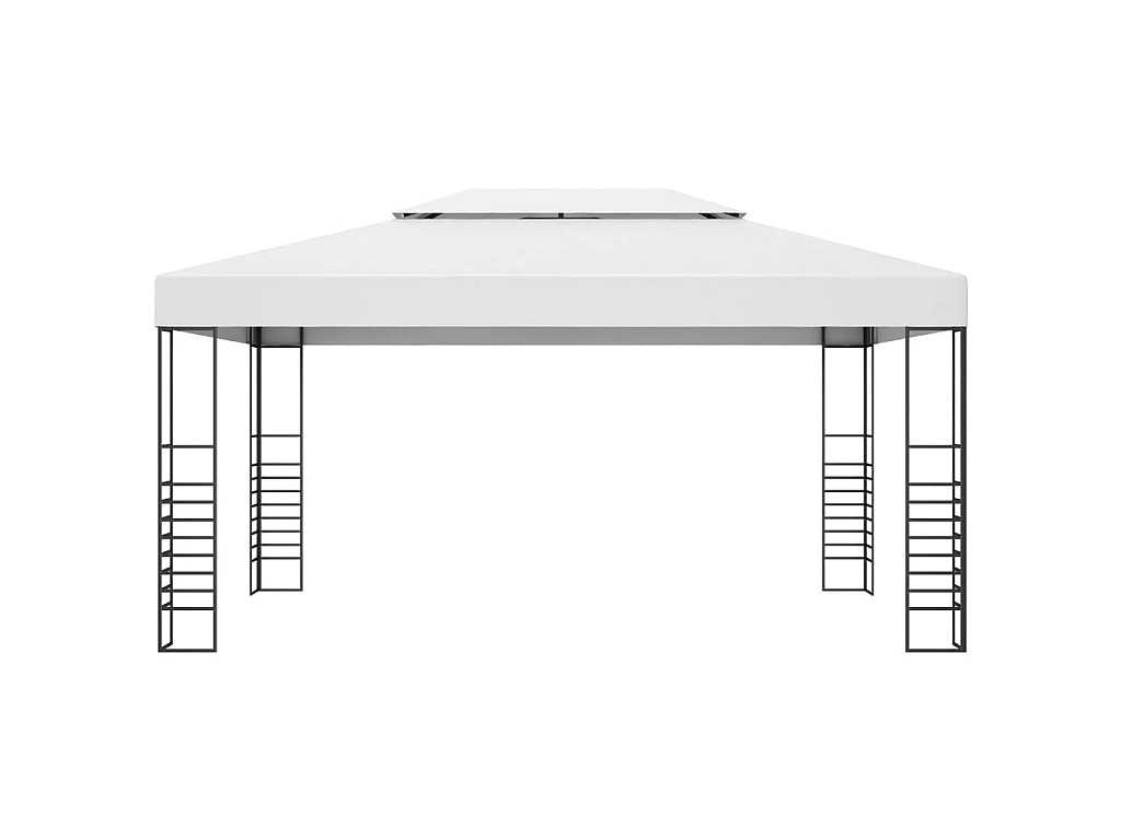 Gazebo - Tenda de recepção com cordões de luzes LED 4x3x2,7 m branco PT584460