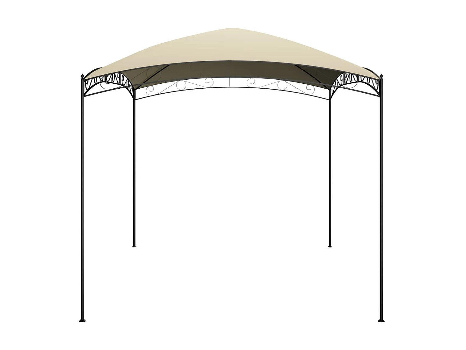 Gazebo - Tenda de recepção 3x4x2,65 m 180 g/m² creme PT320590